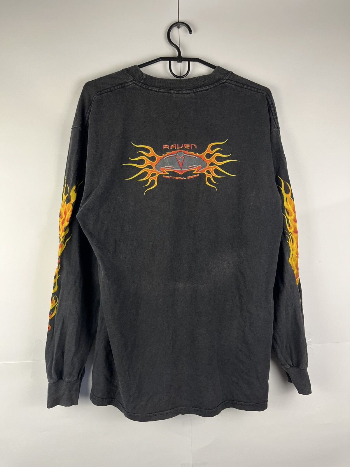 Vintage Raven Printball Gear Vintg Long Sleeve Tee Shirt Made in USA Size US L / EU 52-54 / 3 - 6 Thumbnail