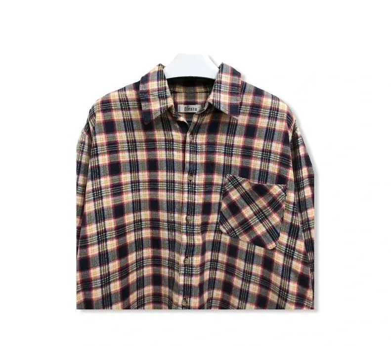 Vintage Vintage Fiesta Plaid Tartan Flannel Shirt 👕 Size US M / EU 48-50 / 2 - 2 Thumbnail