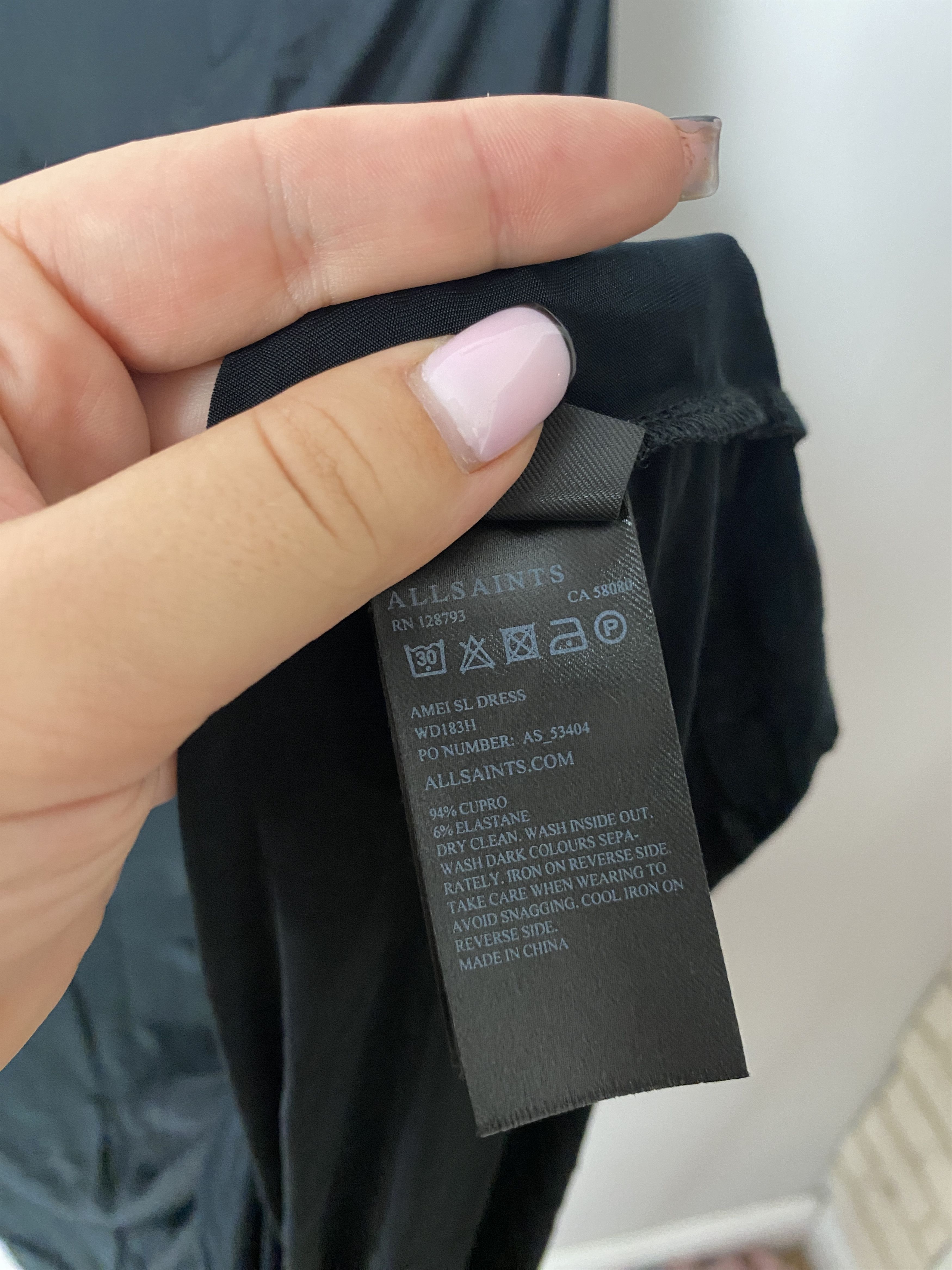 Allsaints All Saints Amei Ls dress cupro mini dress Size M / US 6-8 / IT 42-44 - 5 Thumbnail