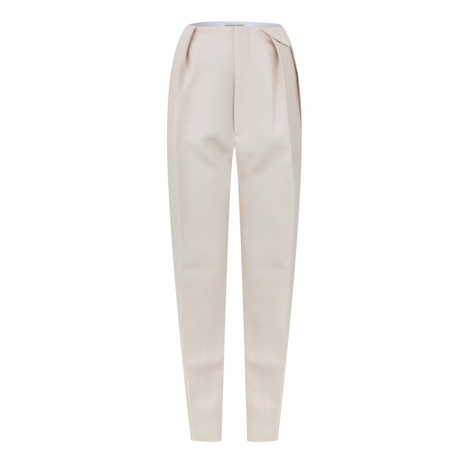 Bottega Veneta Bottega Veneta Bv Trousers in White Size 38" / US 16 / IT 52 - 1 Thumbnail