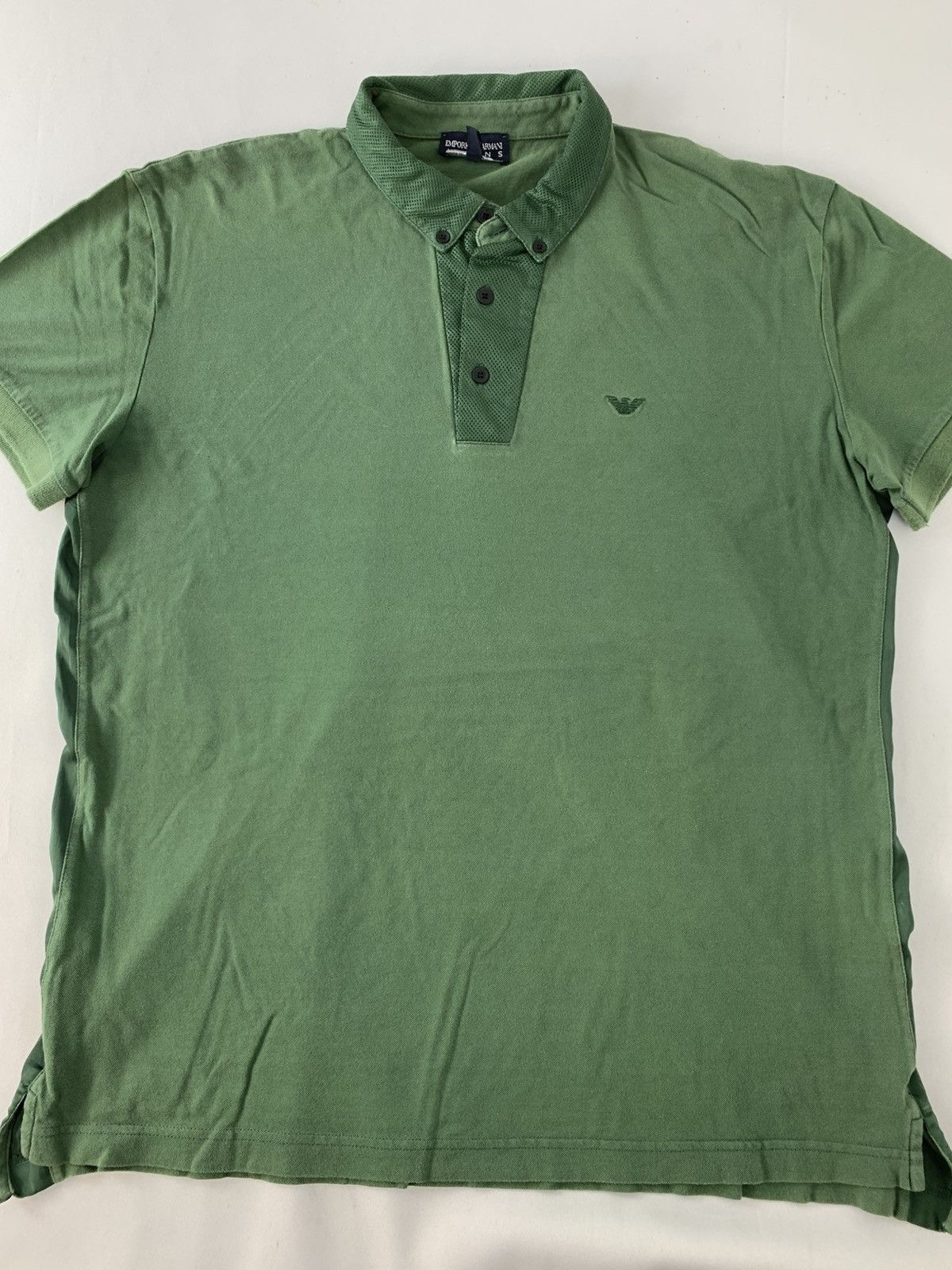 Emporio Armani Hype Emporio Armani Jeans Plain Minimalist Embroidery Polo Size US XL / EU 56 / 4 - 3 Thumbnail
