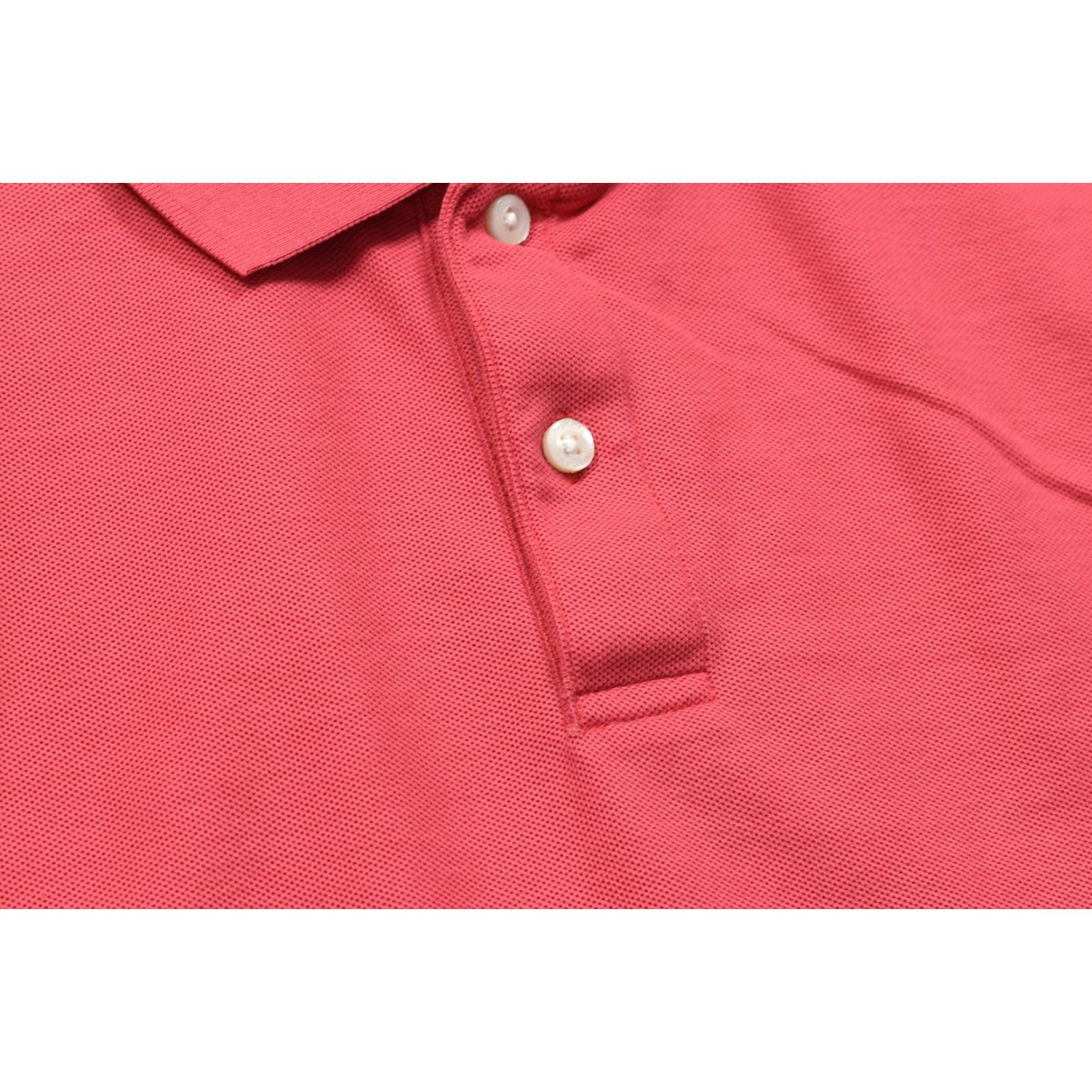Roundtree & Yorke Roundtree & Yorke Gold Label Polo Shirt 3XT Mens Short Sleeve Salmon Pink Solid Size US XXL / EU 58 / 5 - 7 Thumbnail