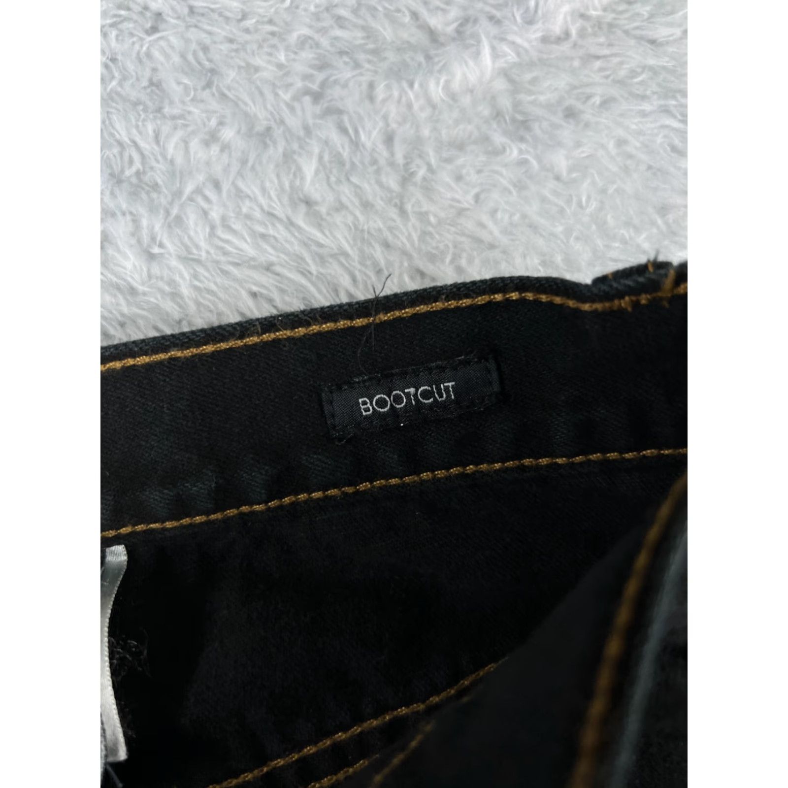 Calvin Klein Calvin Klein Black Bootcut Jeans Women 6 Mid Rise Denim 26x30 Stretch Regular Fit Size 28" / US 6 / IT 42 - 7 Thumbnail
