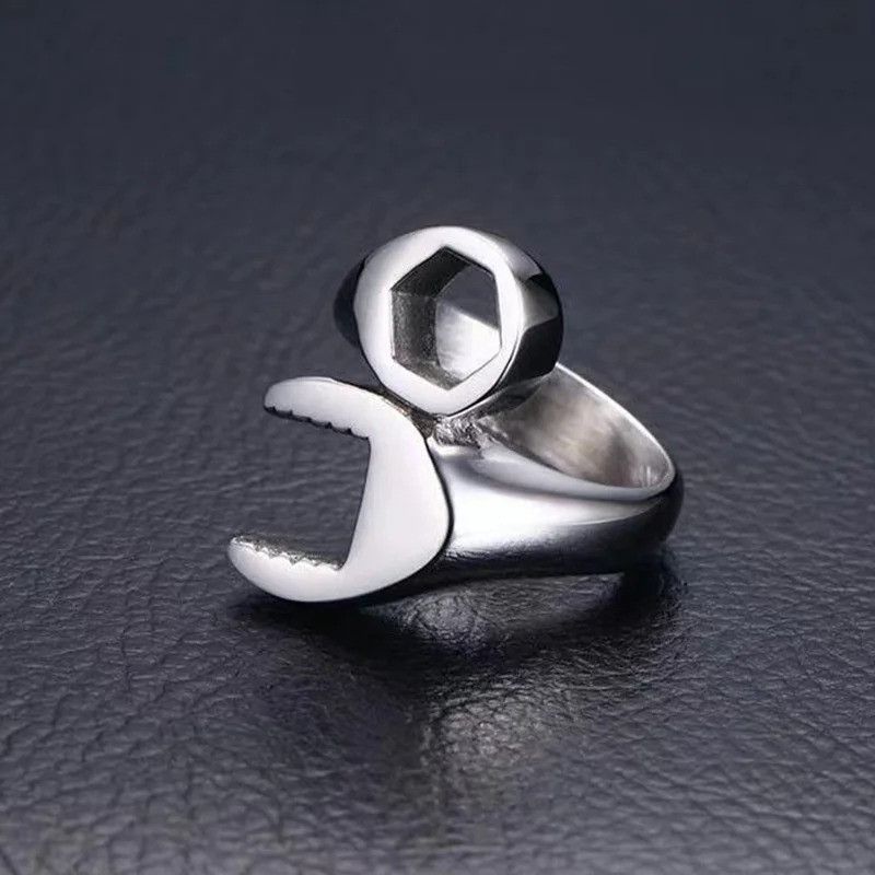 Vintage Retro Wrench Ring Size ONE SIZE - 6 Thumbnail