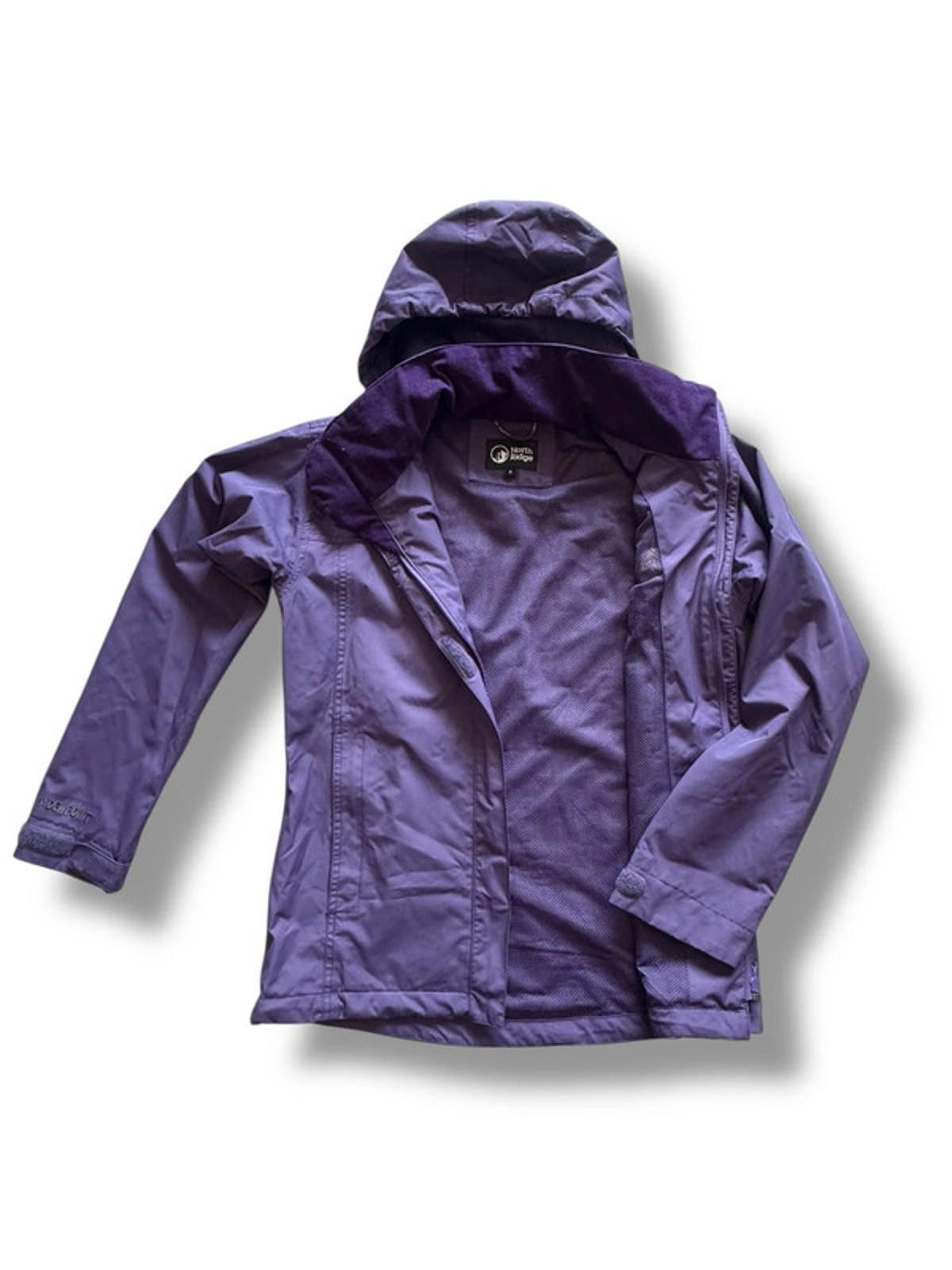 Designer Ladies North Ridge Jacket – Purple – Size 8 – Lightweight Waterproof Size S / US 4 / IT 40 - 7 Thumbnail