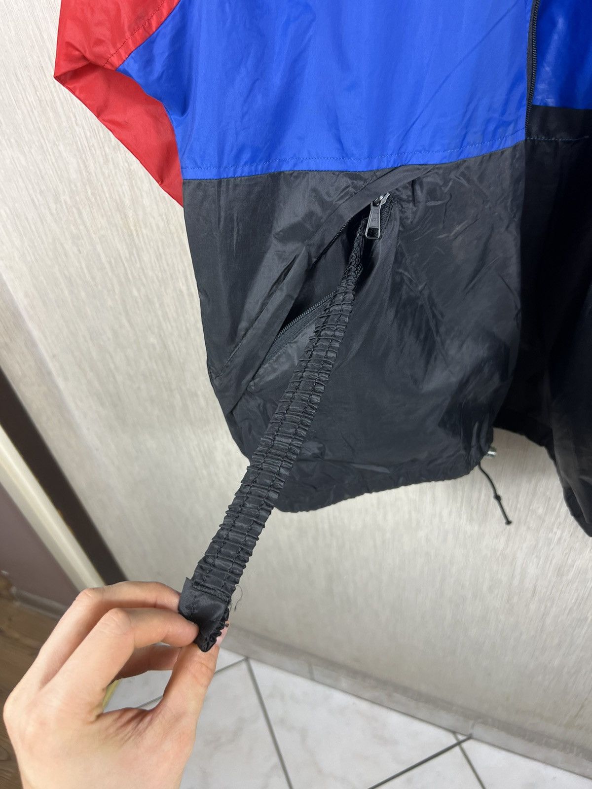 Adidas Vintage 80s Adidas nylon windbreaker jacket water sports Size US M / EU 48-50 / 2 - 20 Thumbnail