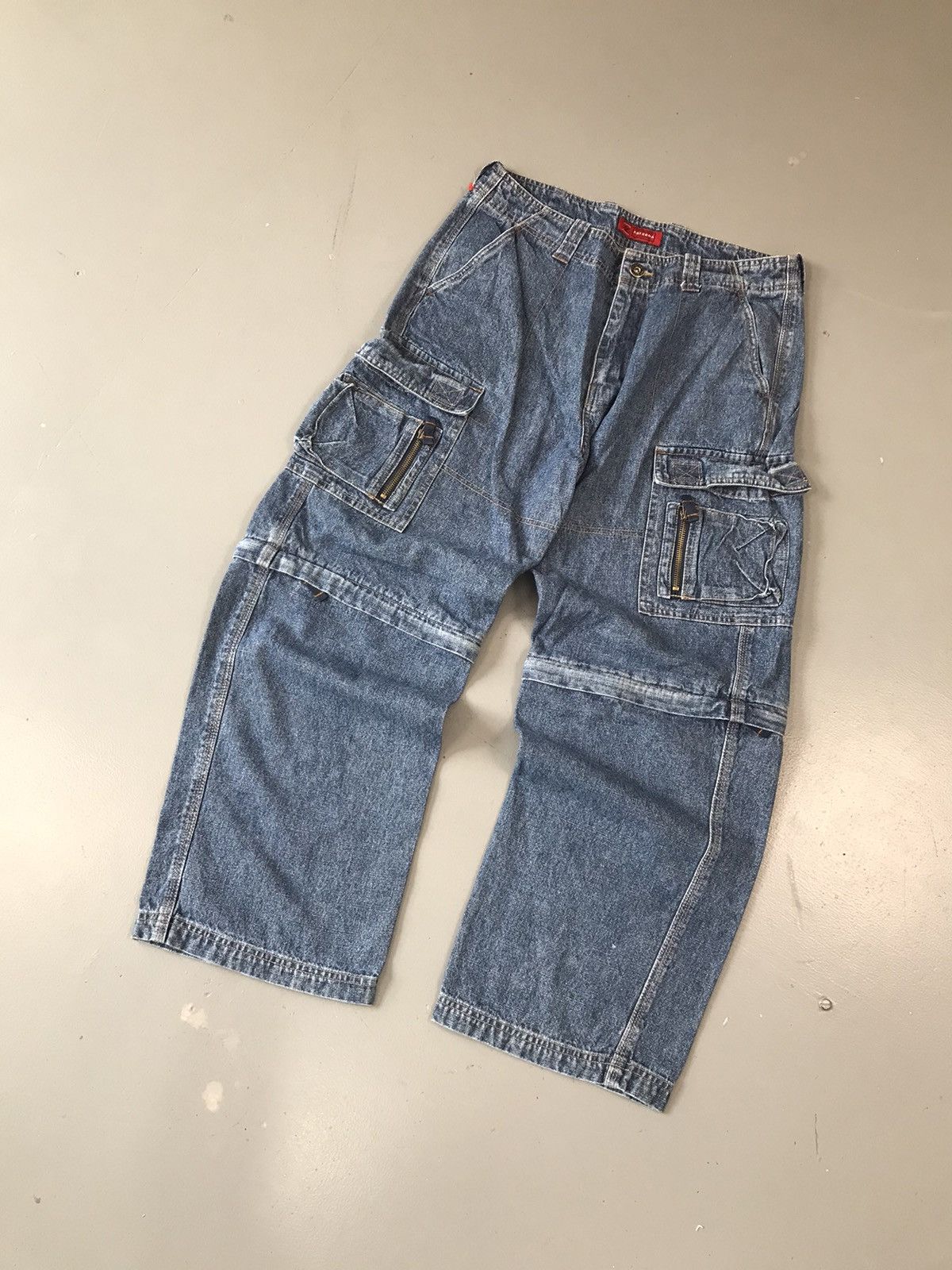 Arizona Jean Co. × Vintage Y2K style Vintage Arizona converter cargo denim pant Size US 30 / EU 46 - 2 Thumbnail