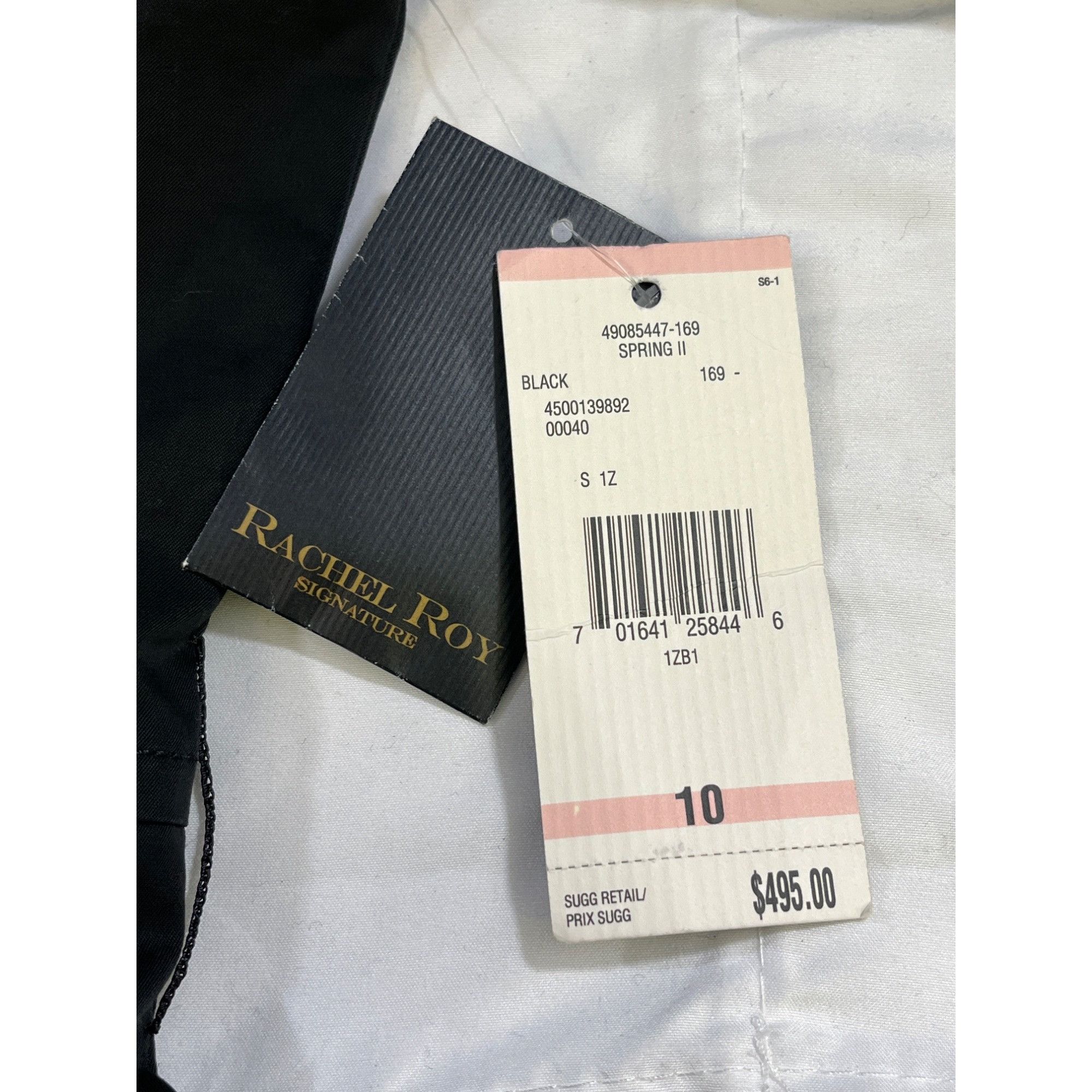Other Rachel Roy Signature Womens Black Trench Coat Size 10 SKU 66 Size L / US 10 / IT 46 - 6 Thumbnail