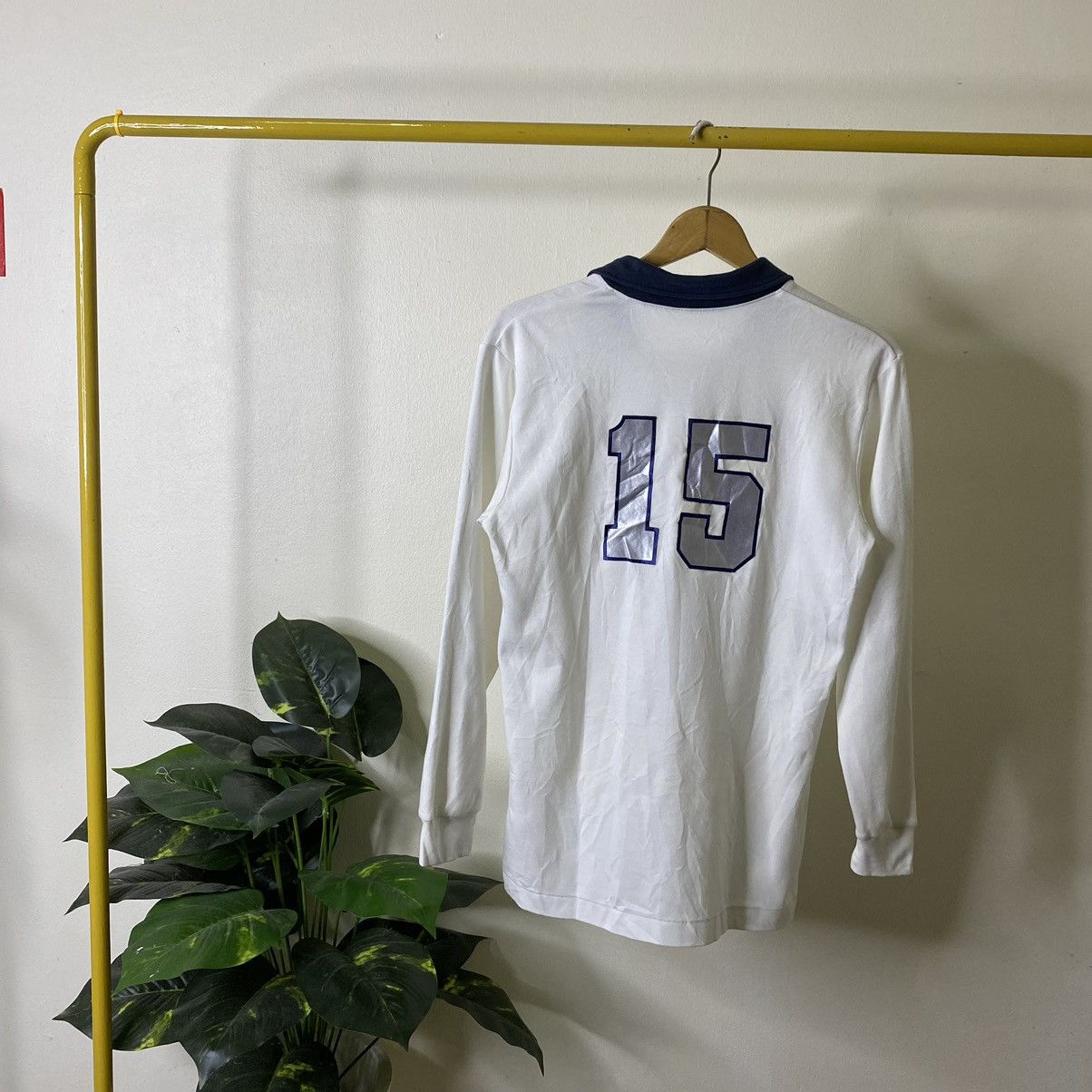 Asics × Vintage Vintage Asics Collar Sharp LS Jersey Blokecore Style Size US M / EU 48-50 / 2 - 6 Thumbnail