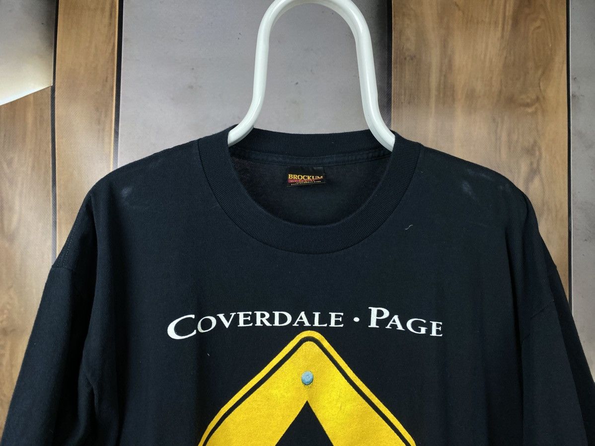 Band Tees 🎸Vintage 1993 T-Shirt Coverdale Page Japan Tour Rock Tee🎸 Size US XL / EU 56 / 4 - 7 Thumbnail