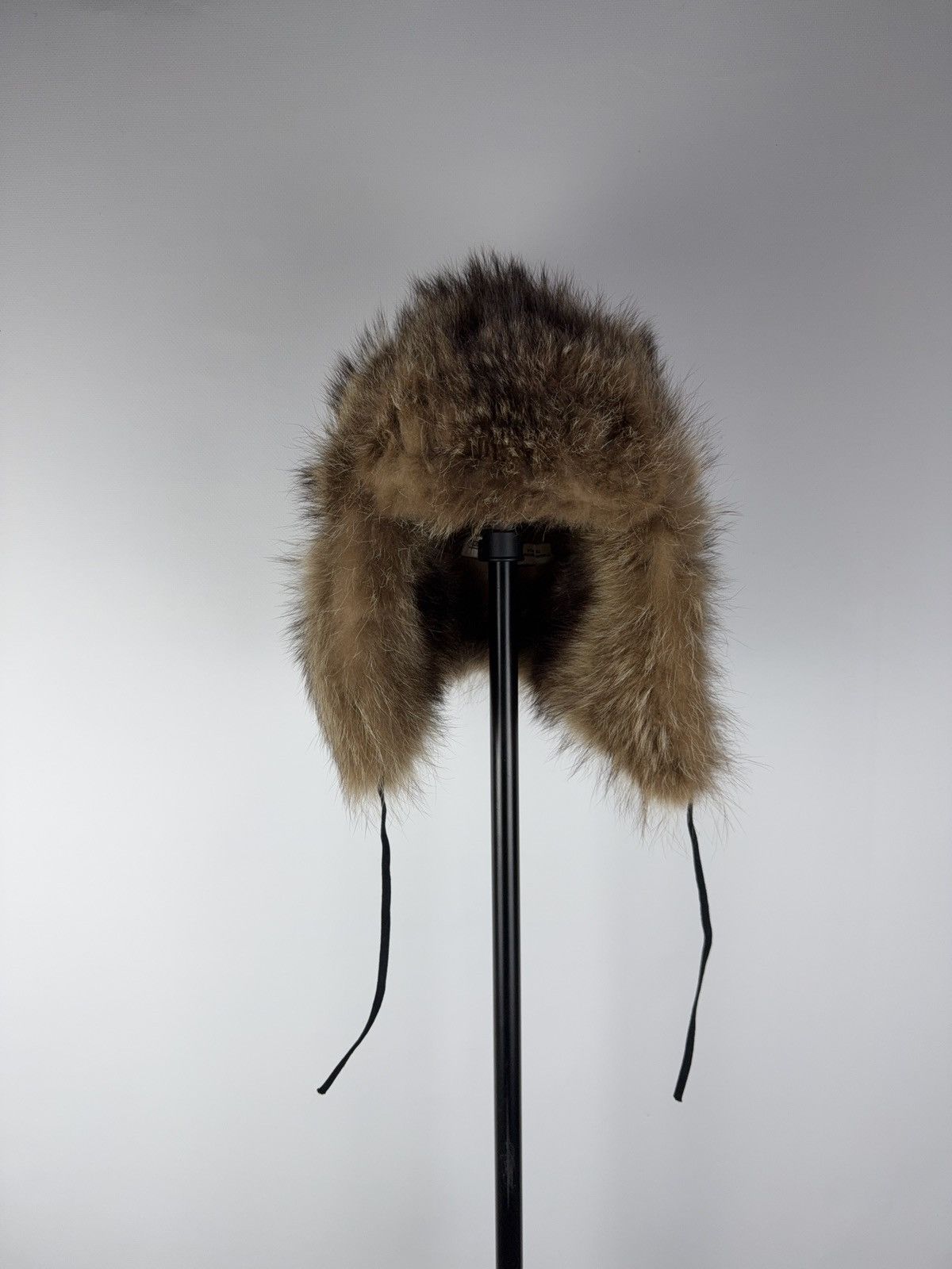 Hysteric Glamour × Japanese Brand × Vintage Vintage Real Fur Mohair Fuzzy Ushanka Y2K Opium Hype Rare OS Size ONE SIZE - 2 Thumbnail