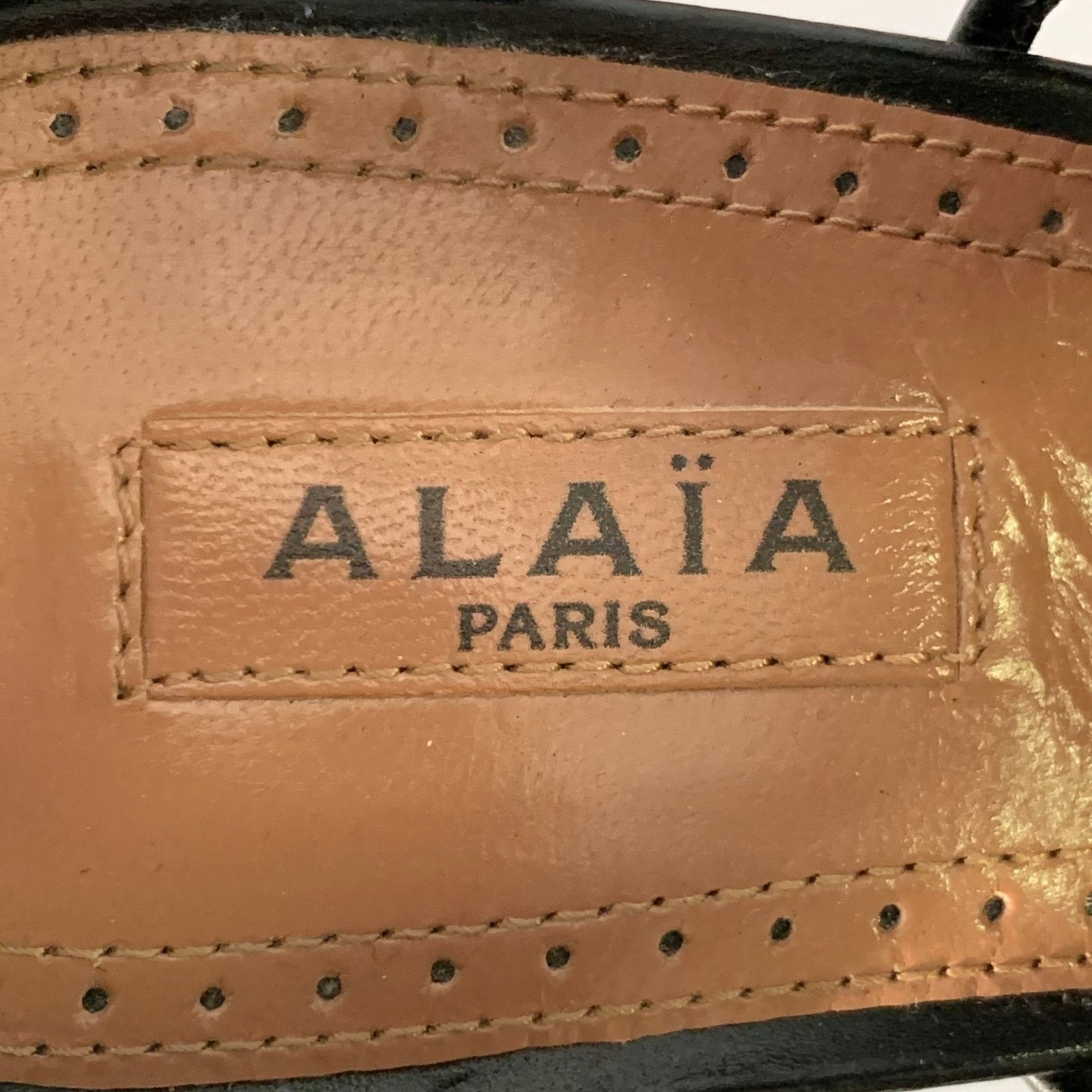 Alaia ALAIA Size 8.5 Black Leather Studded Stiletto Cage Pumps Size US 8.5 / IT 38.5 - 7 Thumbnail