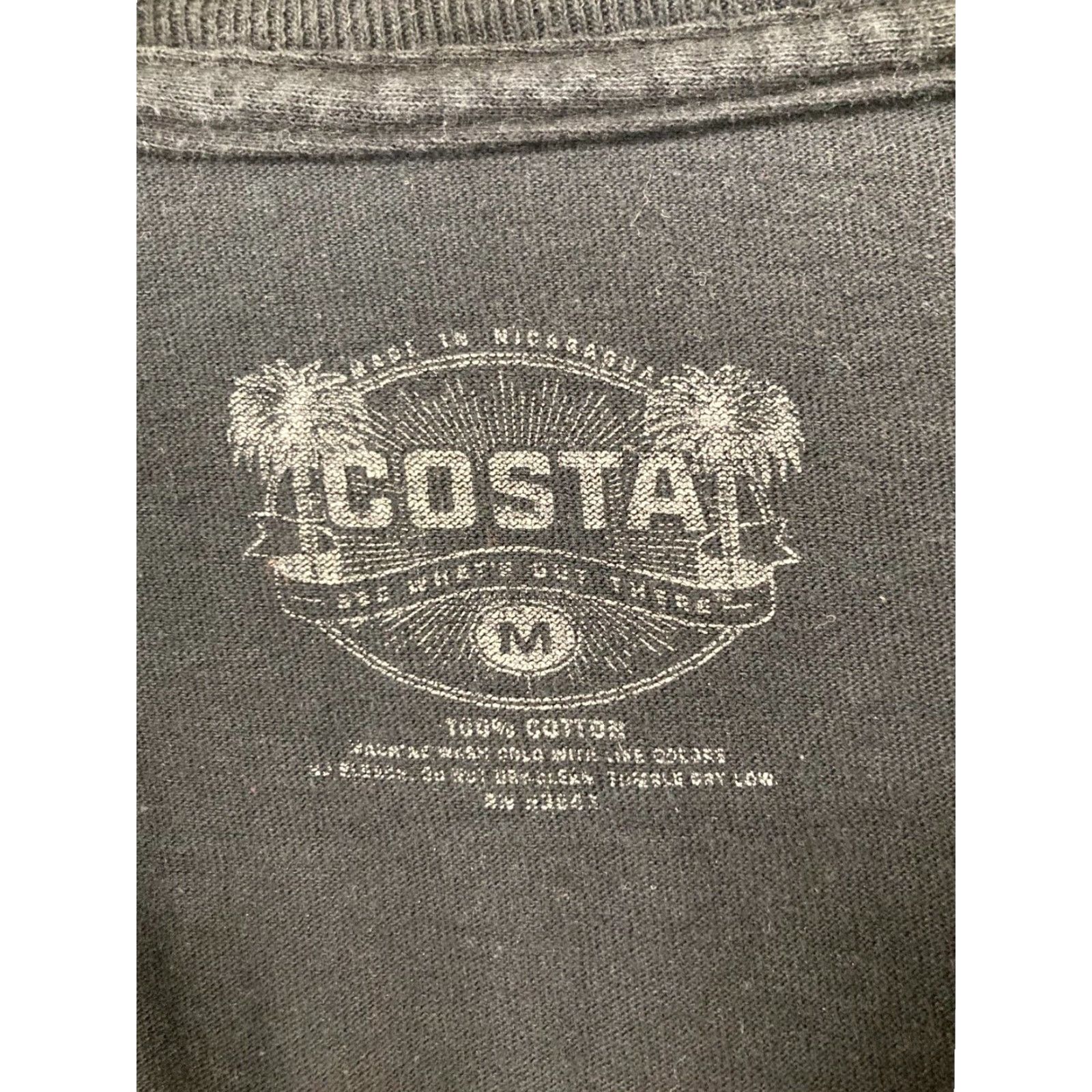 Costa Del Mar Costa Del Mar Men's Graphic Print T-Shirt Medium Black Outdoor Regular Fit Size US M / EU 48-50 / 2 - 5 Thumbnail