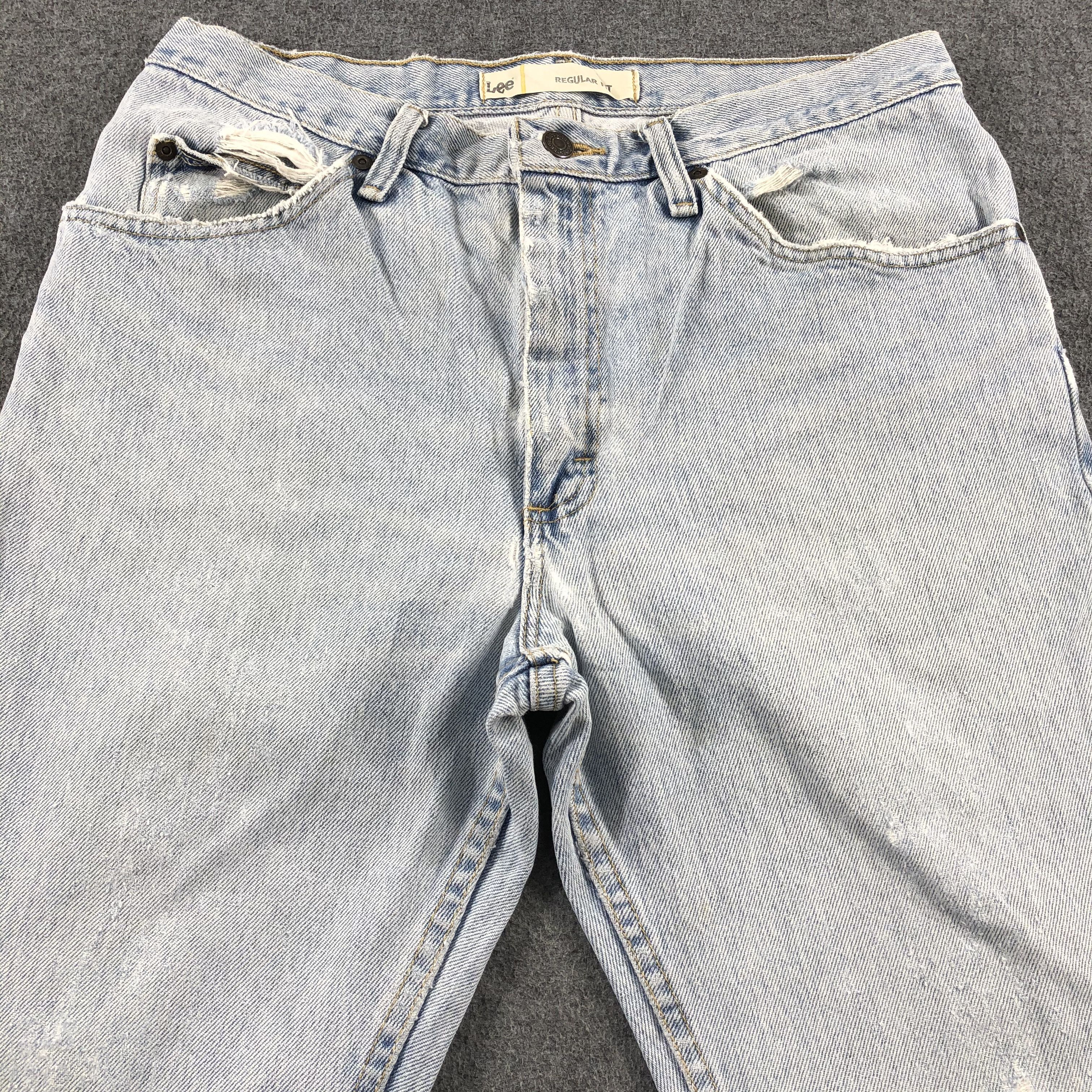 Lee Vintage Light Wash Lee Jeans-J2441 Size US 33 - 3 Thumbnail
