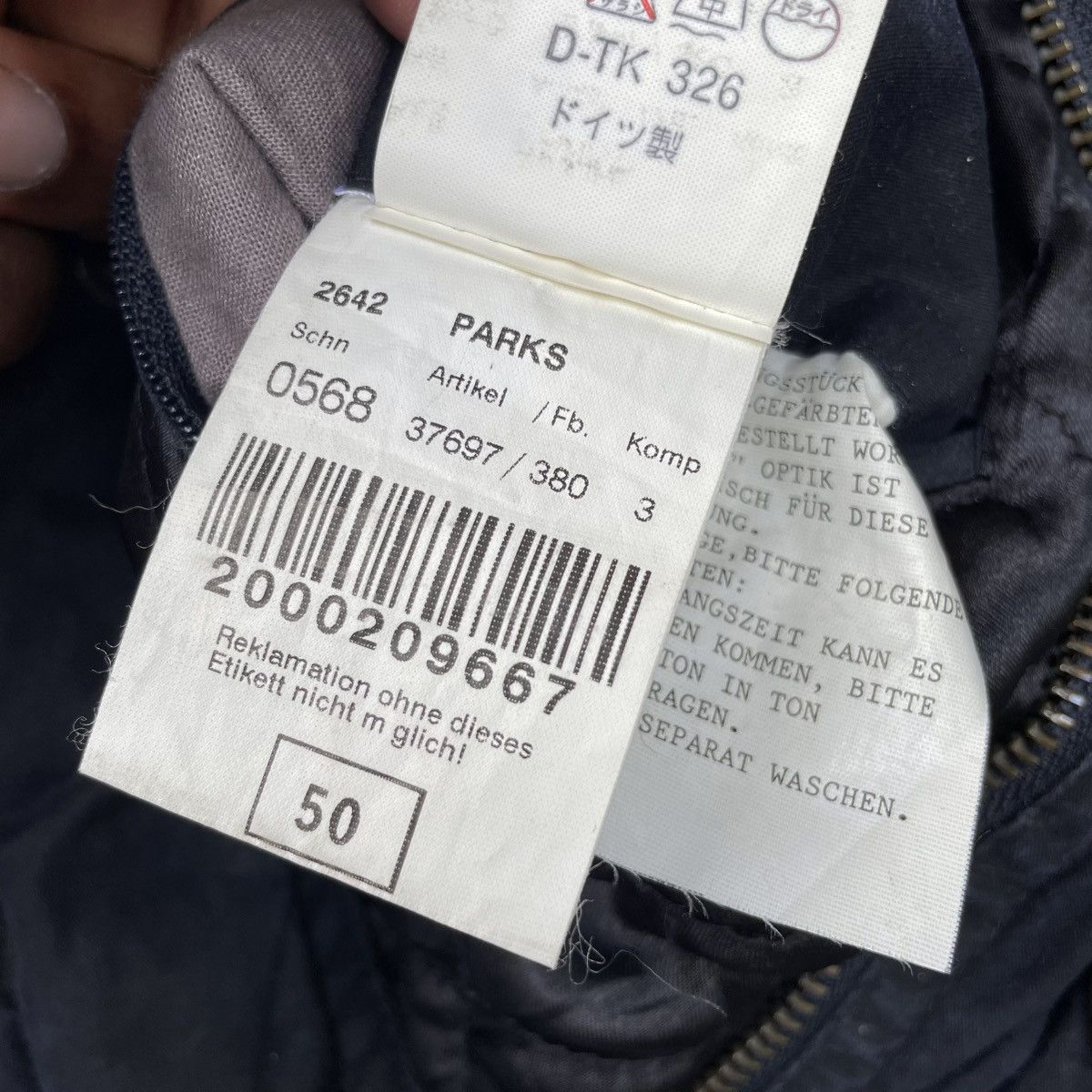 Vintage Rosner Germany Wax Coated Vintage 1980s Bomber Jacket Size US XL / EU 56 / 4 - 12 Thumbnail