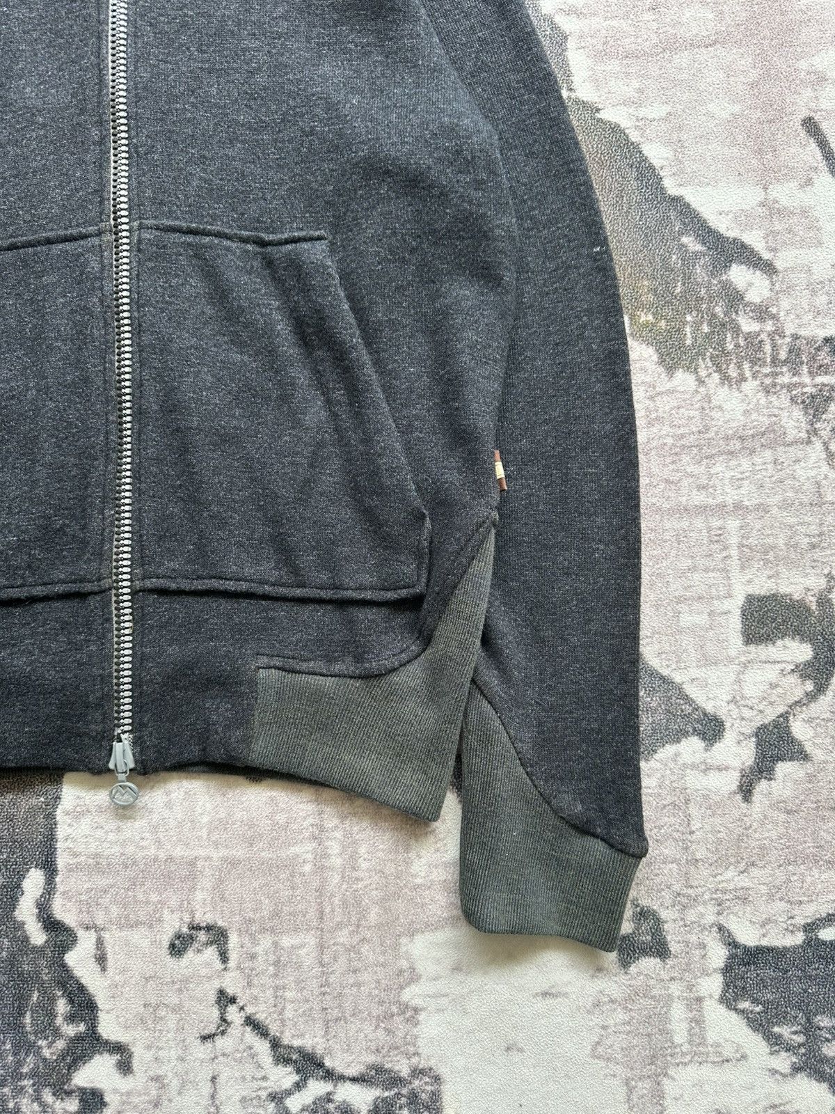 Maharishi AW99/00 Maharishi duo faced knit zipper hoodie Size US M / EU 48-50 / 2 - 7 Thumbnail
