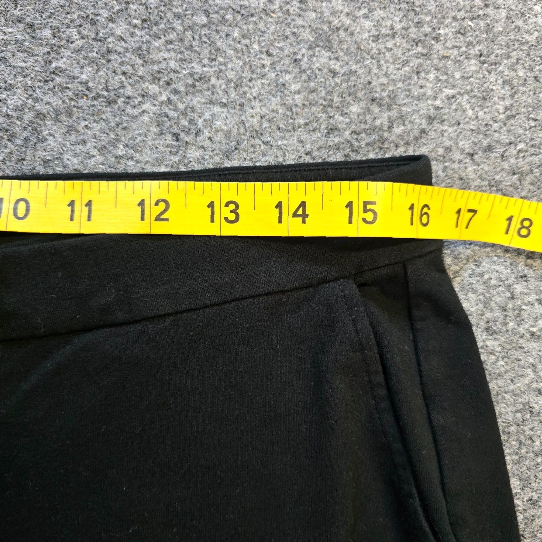 J. Jill J Jill Pants Womens Medium Black Wide Leg Wearever Stretch Capsule Basic Casual Size 24" / US 00 / IT 34 - 6 Thumbnail