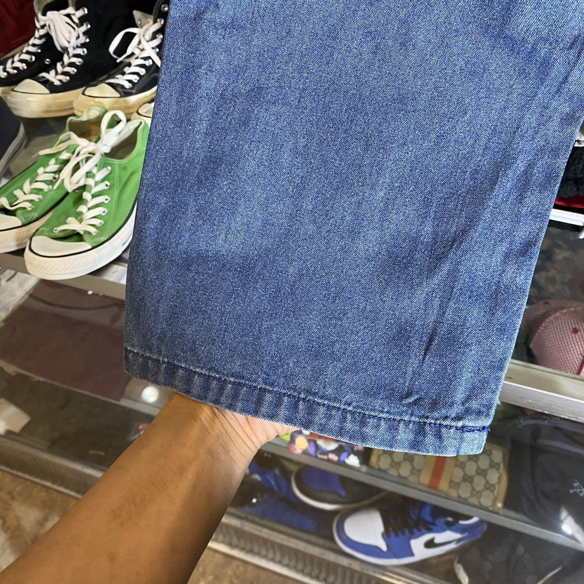 Issey Miyake Issey Miyake Ne-net Baggy Drop Crotch Denim Pants 28 Size US 28 / EU 44 - 10 Thumbnail