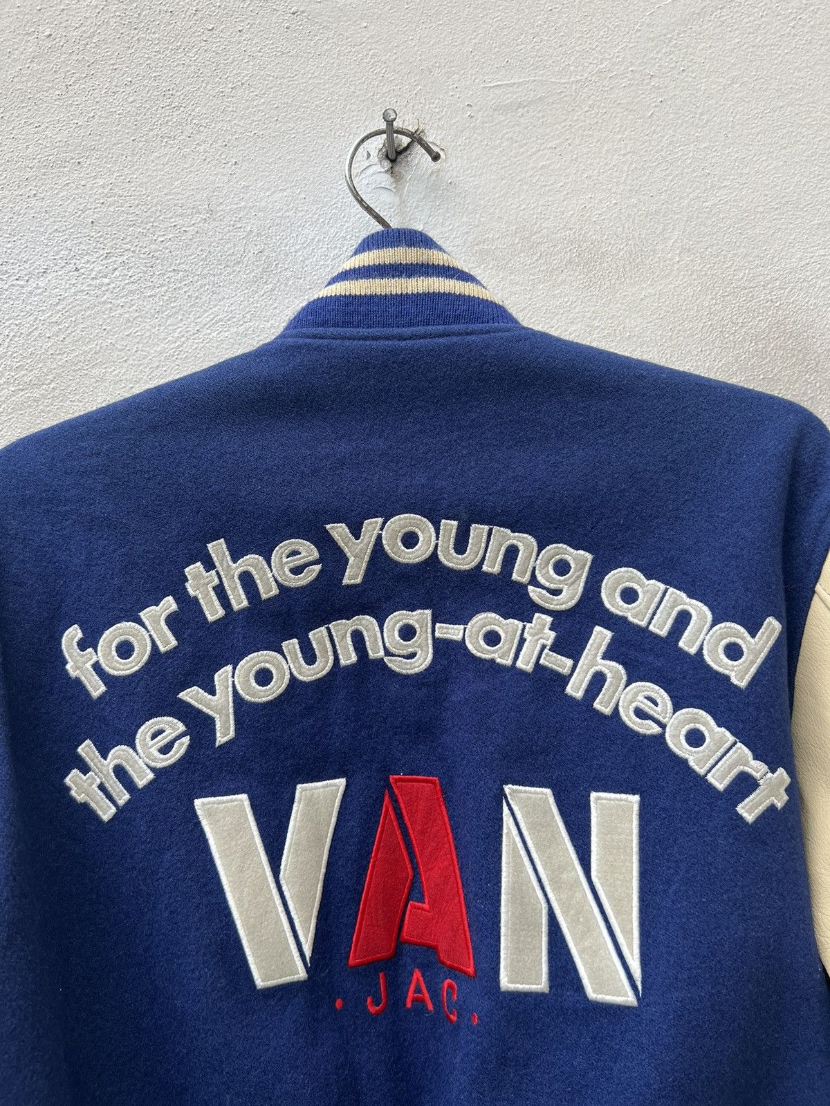 Vintage Vintage 80s Van Jac Japan Streetwear Varsity Bomber Jacket Size US M / EU 48-50 / 2 - 14 Thumbnail