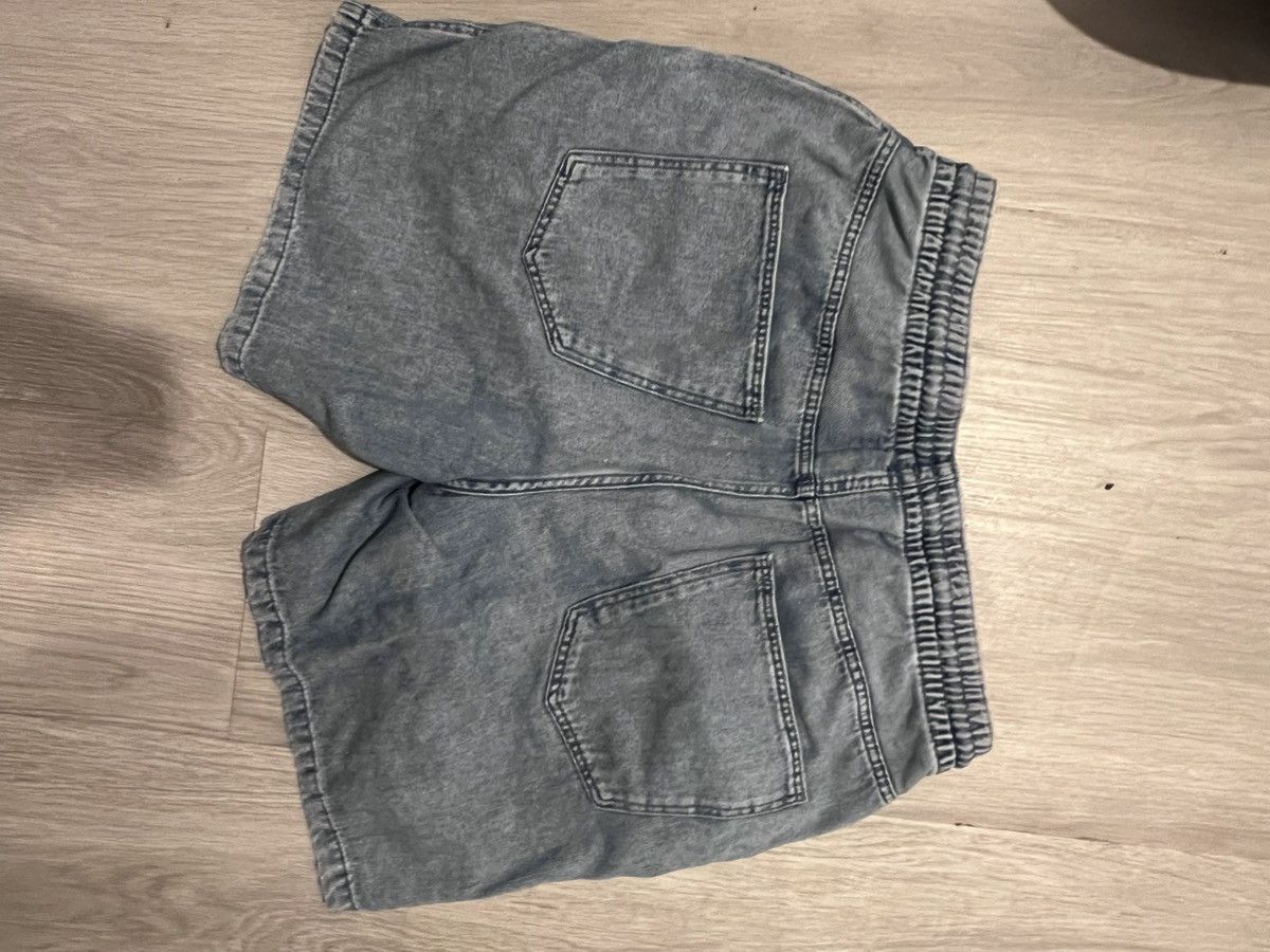 Japanese Brand × Vintage Drawstring Jean Shorts Size US 31 - 3 Thumbnail