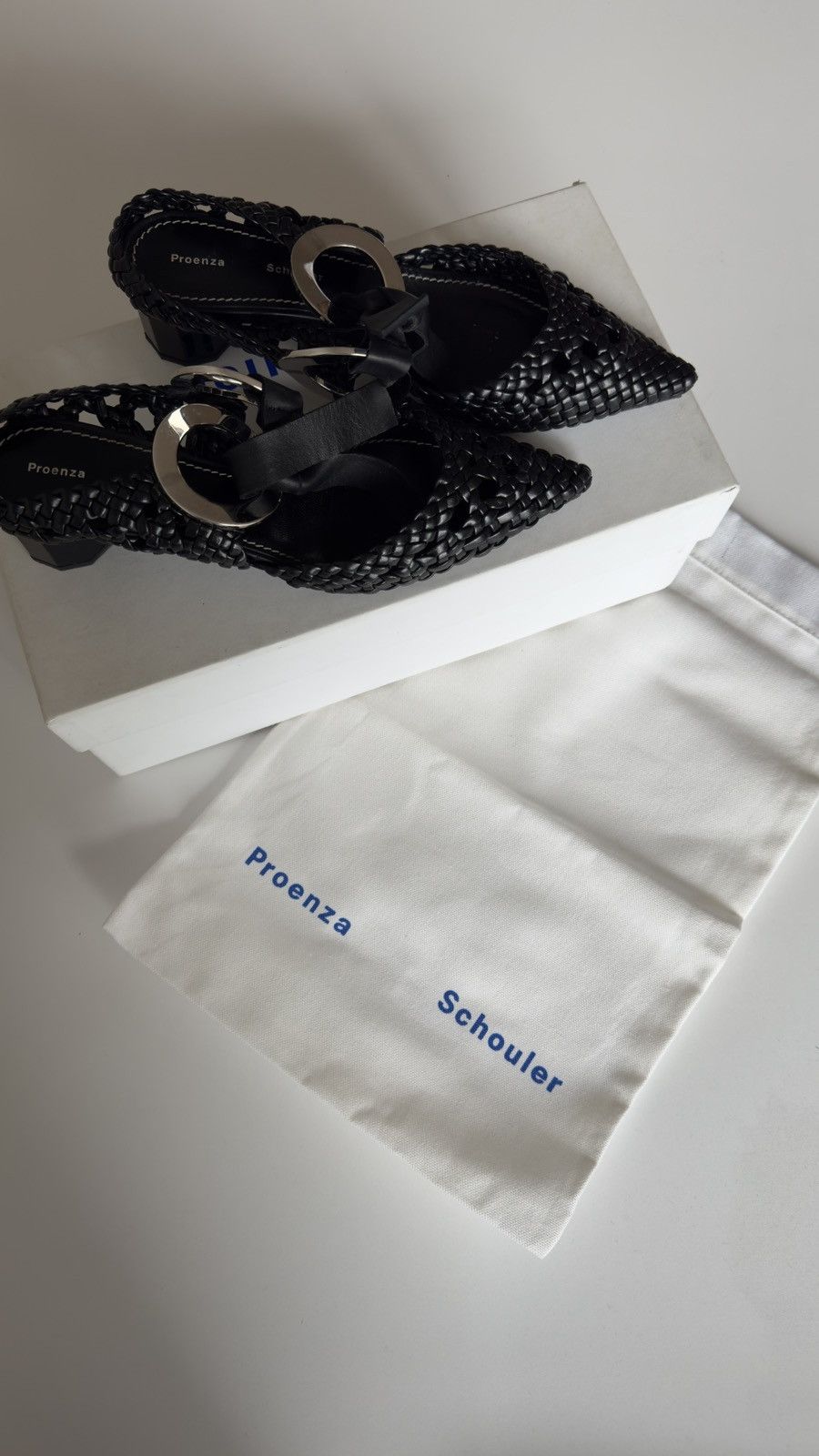Proenza Schouler Proenza Schouler Leather Woven Mule Size US 6.5 / IT 36.5 - 2 Thumbnail