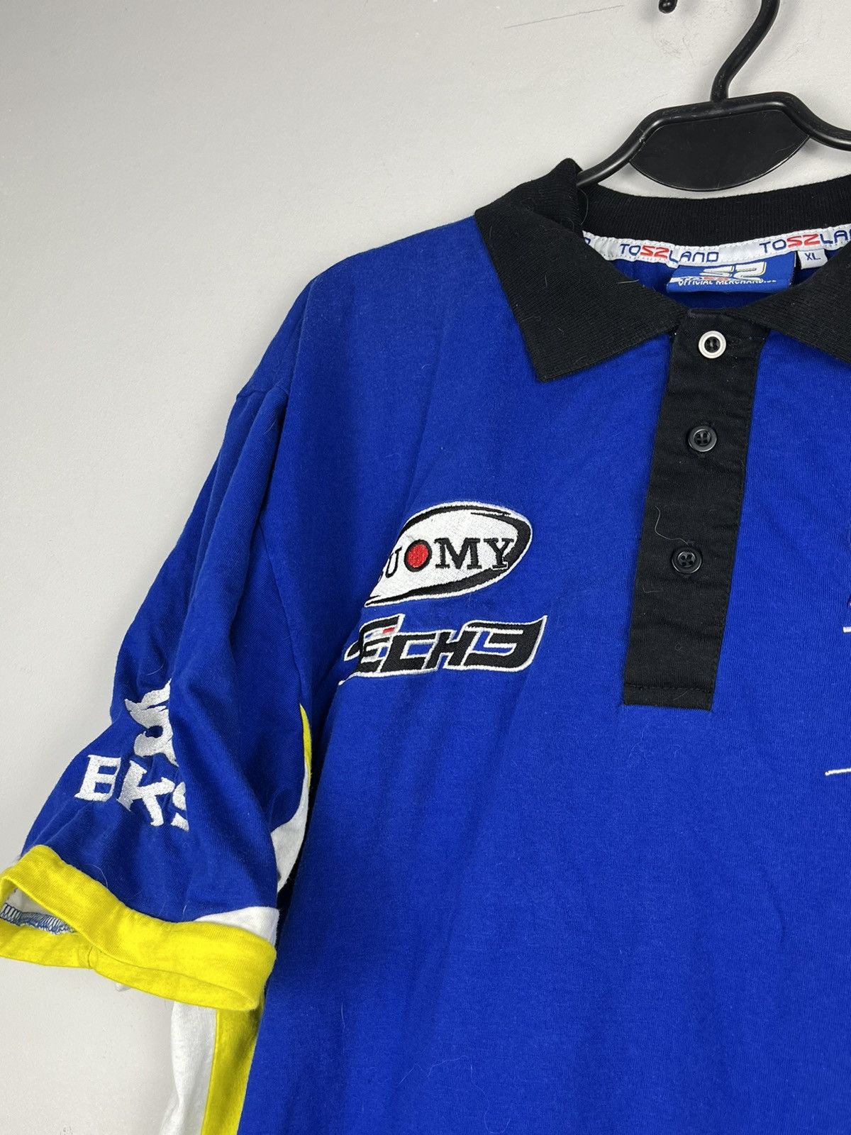 Vintage Vintage racing toszland y2k polo t-shirt Size US XL / EU 56 / 4 - 3 Thumbnail