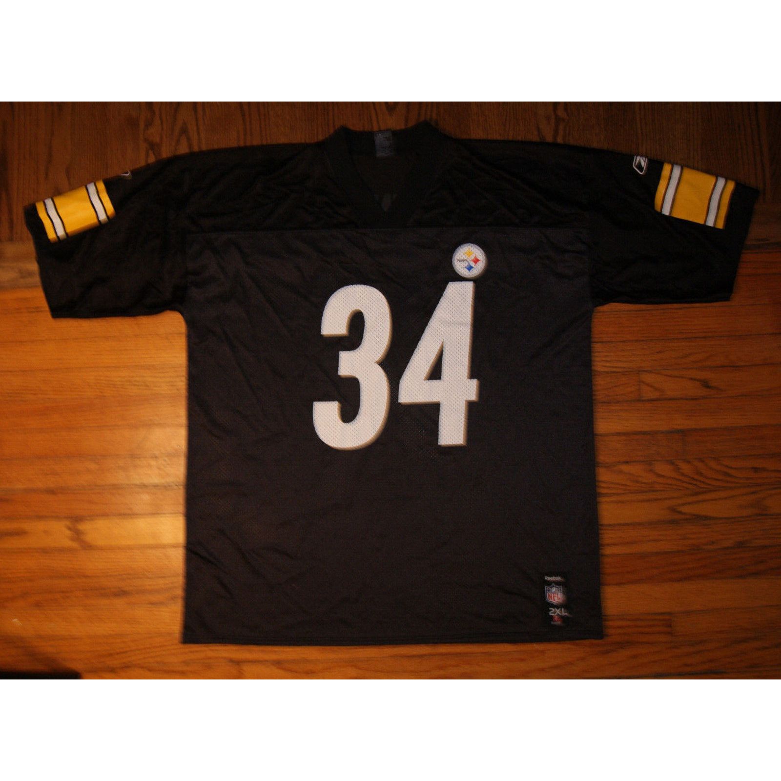 Reebok NFL PITTSBURGH STEELERS #34 RASHARD JERSEY MEN'S 2XL REEBOK Size US XXL / EU 58 / 5 - 2 Thumbnail