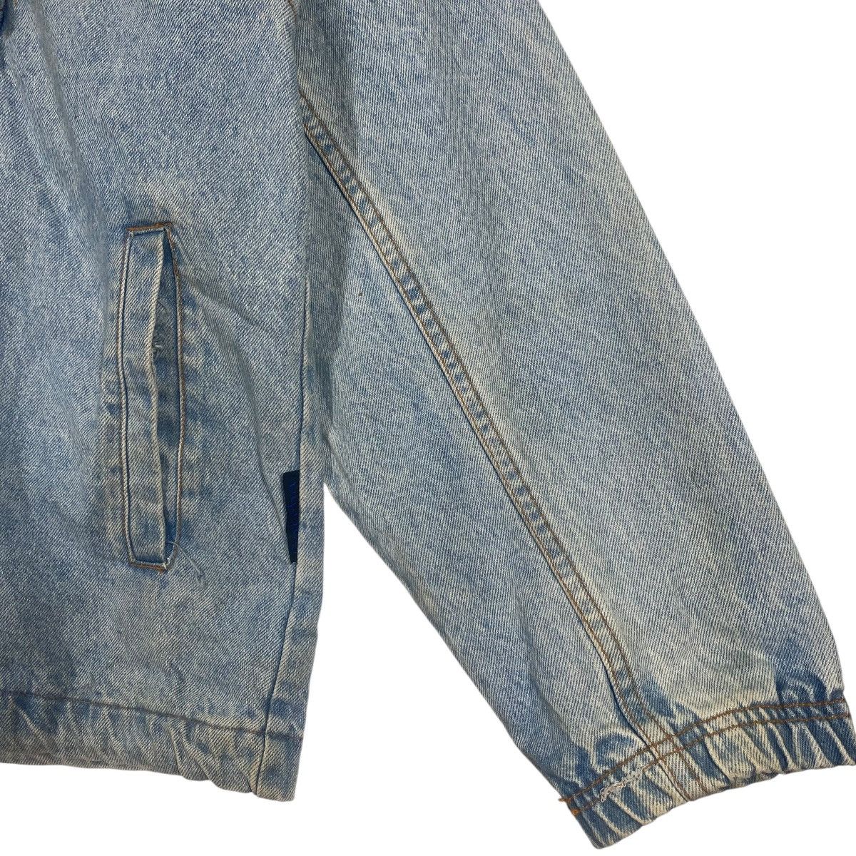 Gotcha × Vintage Vintage 90s Gotcha Denim Anorak Hoodie Half Zip Sweatshirt Size US L / EU 52-54 / 3 - 5 Thumbnail