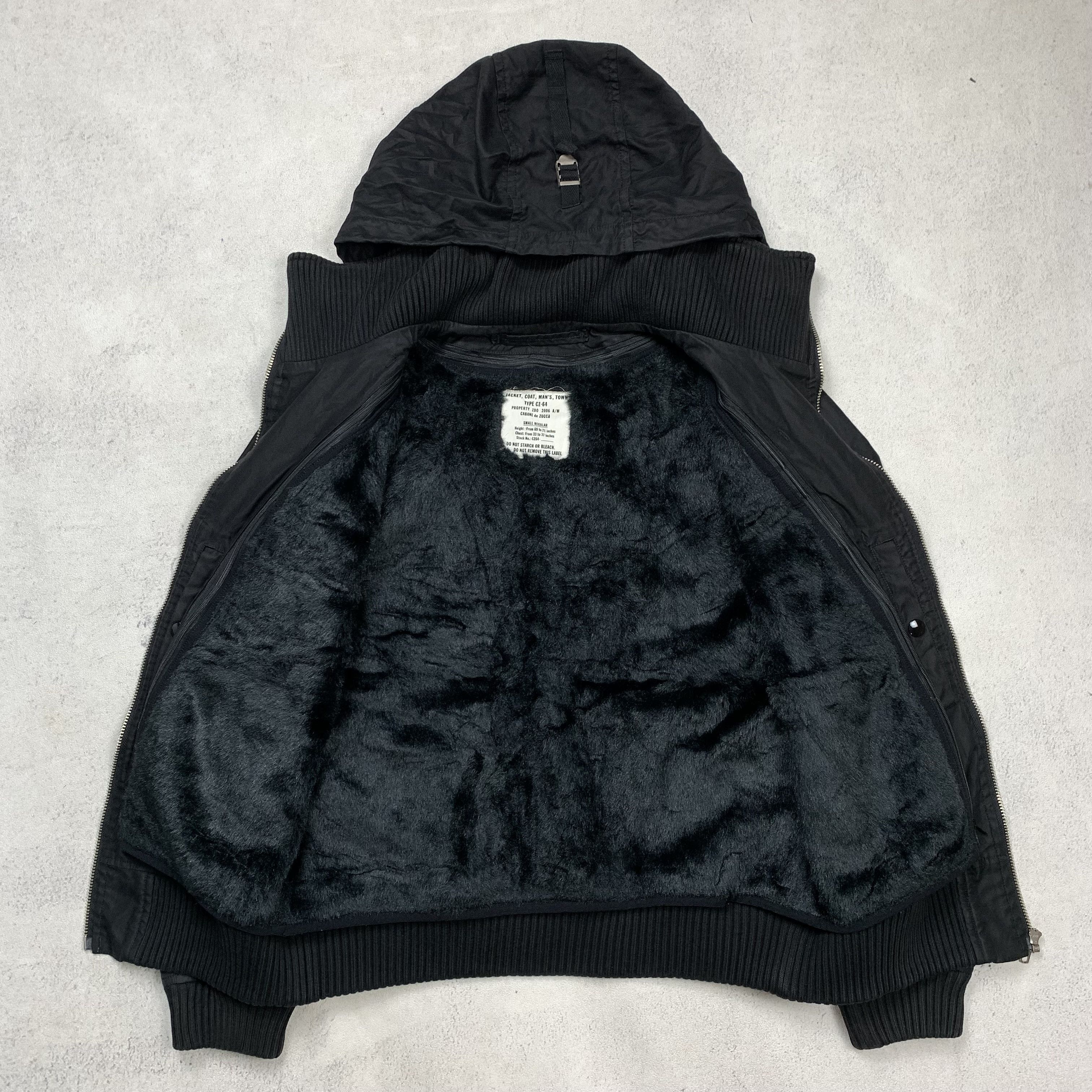 CABANE de ZUCCa CABANE de ZUCCA CZ-74 A/W 2006 Hidden Hoodie Bono Jacket Size US S / EU 44-46 / 1 - 6 Thumbnail