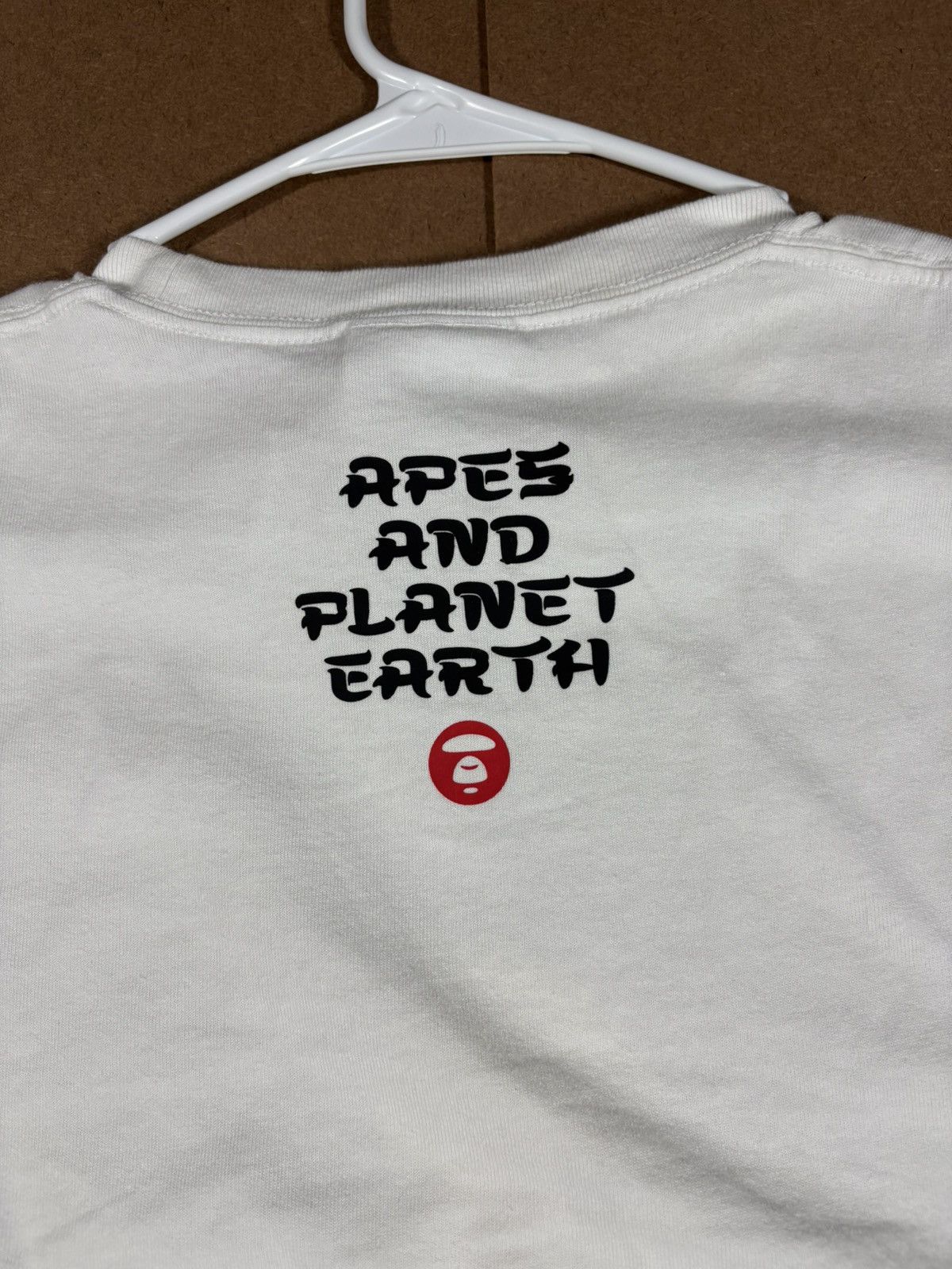 Aape AAPE Universe Japan Exclusive Graphic Tee White Medium Size US M / EU 48-50 / 2 - 7 Thumbnail
