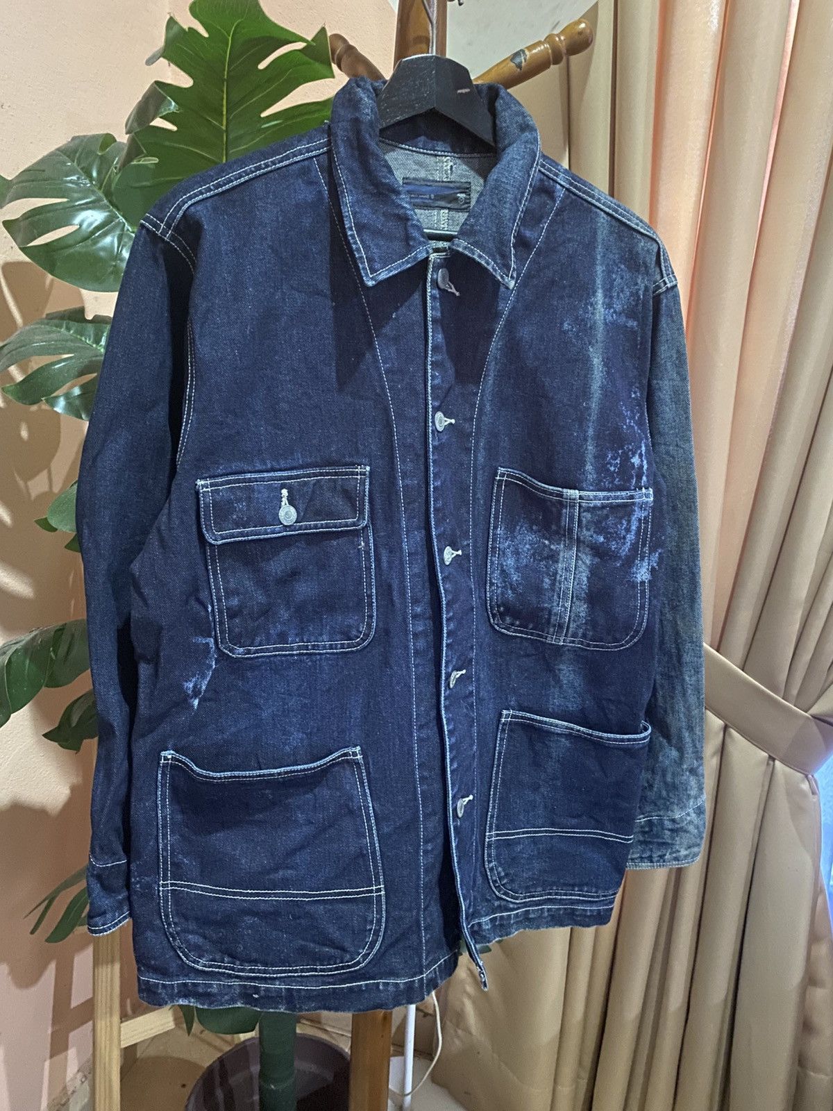 Japanese Brand Vintage PAIRSHINE Japan Denim Chore Jacket Workwear Style Size US M / EU 48-50 / 2 - 3 Thumbnail