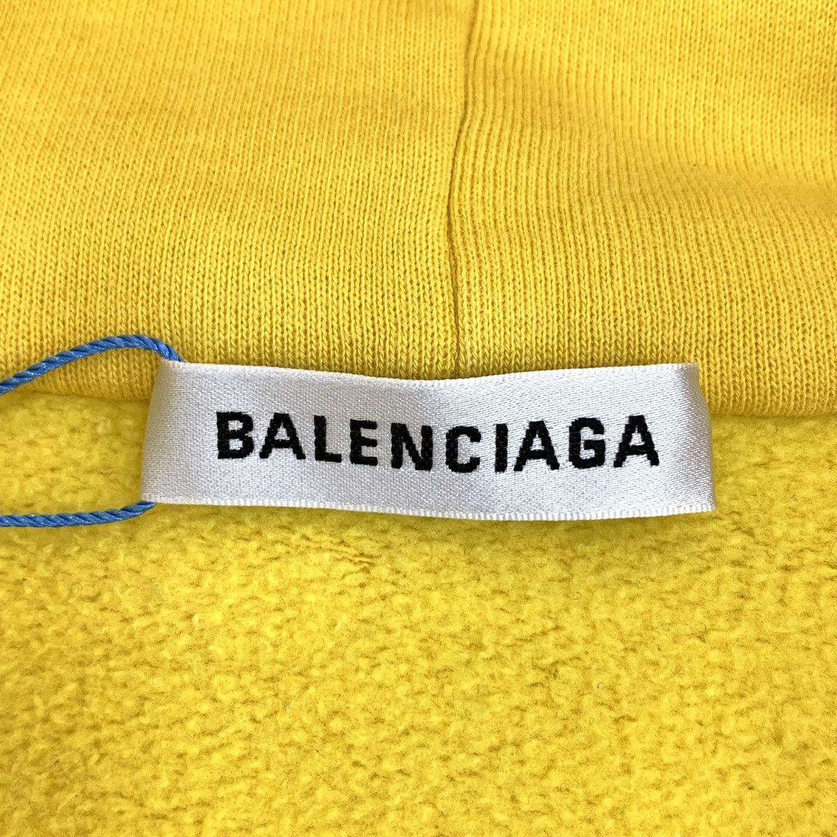 Balenciaga Balenciaga Yellow Logo Letter Hoodie K26WX Size US XS / EU 42 / 0 - 5 Thumbnail