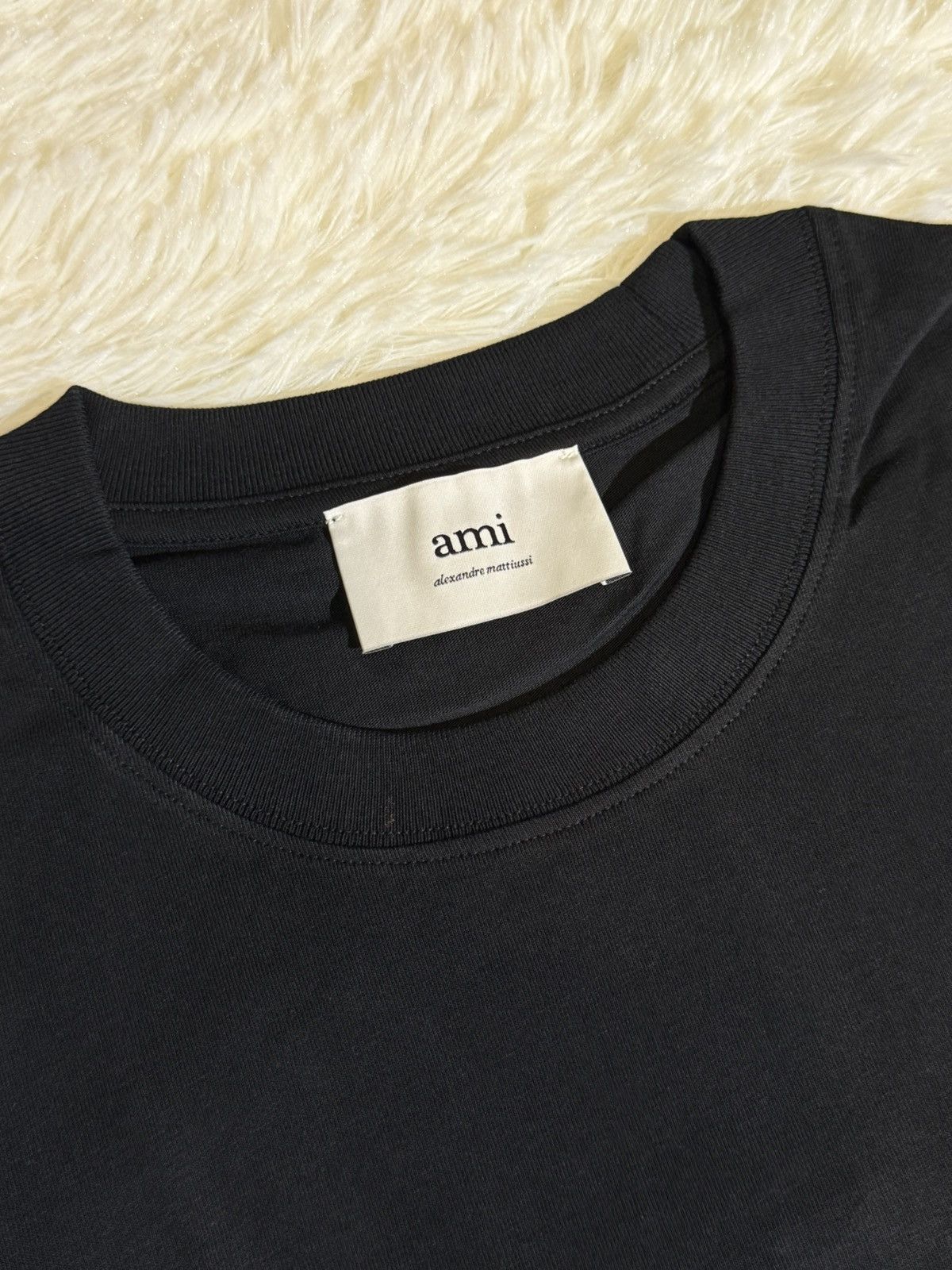 AMI Ami black t shirt Size US M / EU 48-50 / 2 - 3 Thumbnail