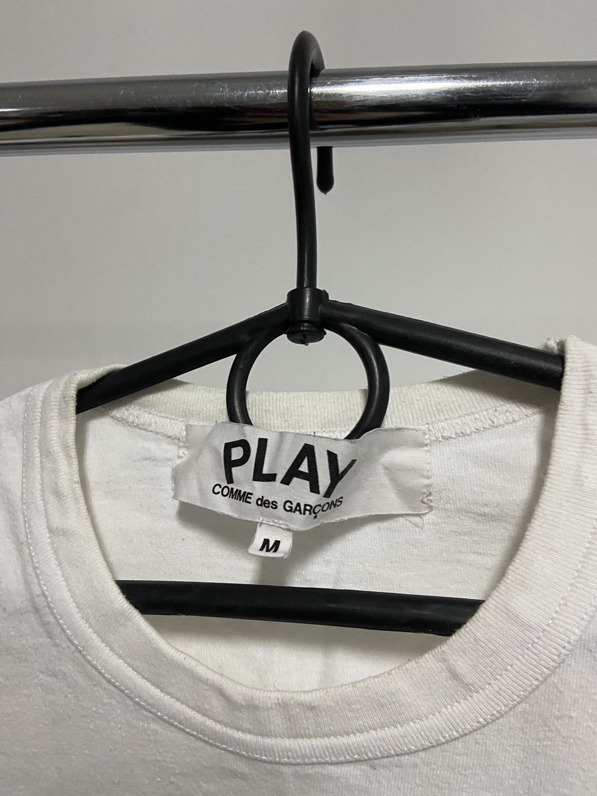 Comme des Garcons PLAY × Japanese Brand × Vintage Play Come Des Garcons Vintage T Shirt Japanese Heart Logo Size US M / EU 48-50 / 2 - 4 Thumbnail