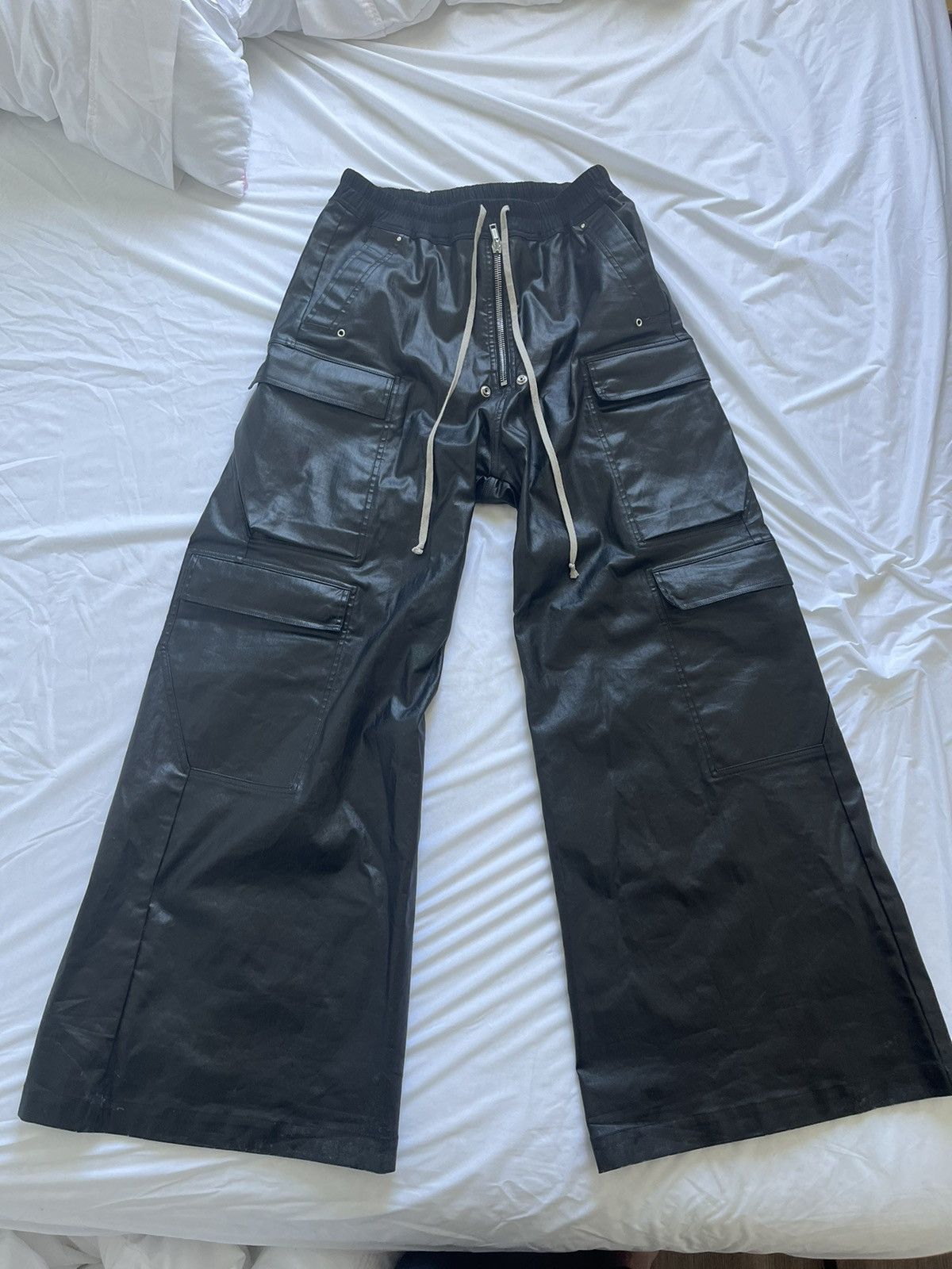 Rick Owen’s Black Porterville Cargobelas Cargo Pants