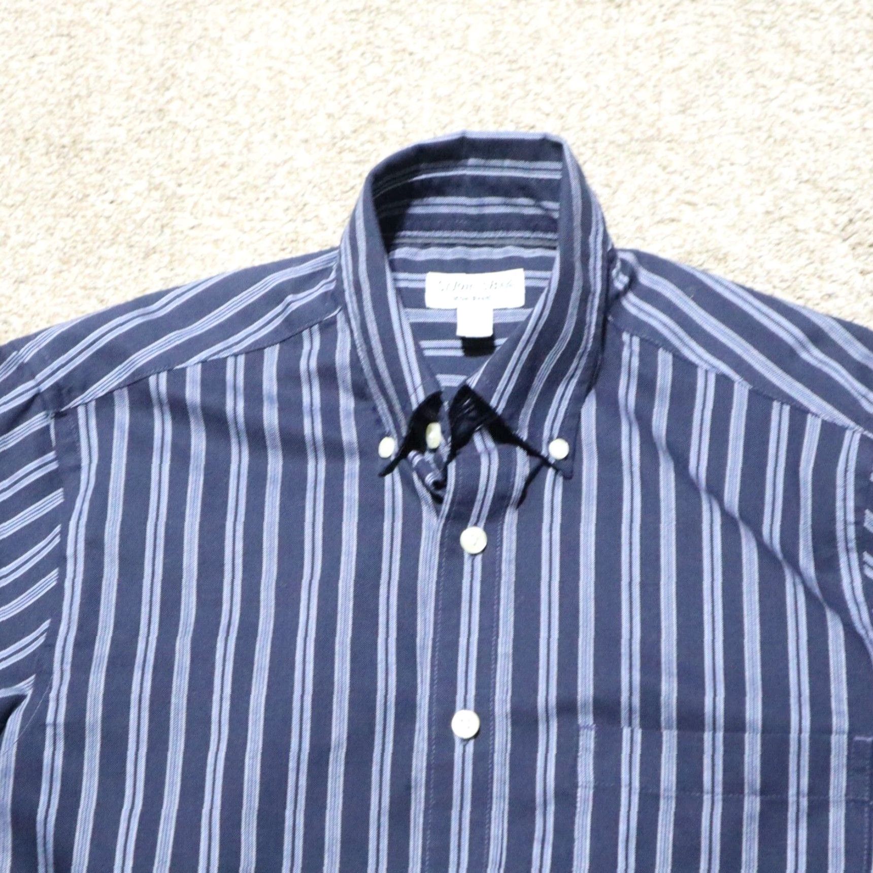 Vintage St. John's Bay Shirt Button-Down Long Sleeve Blue Size S Men’s Regular Cotton Blend Plaid Shirt Shirt Vintage No N/A Size US S / EU 44-46 / 1 - 2 Thumbnail