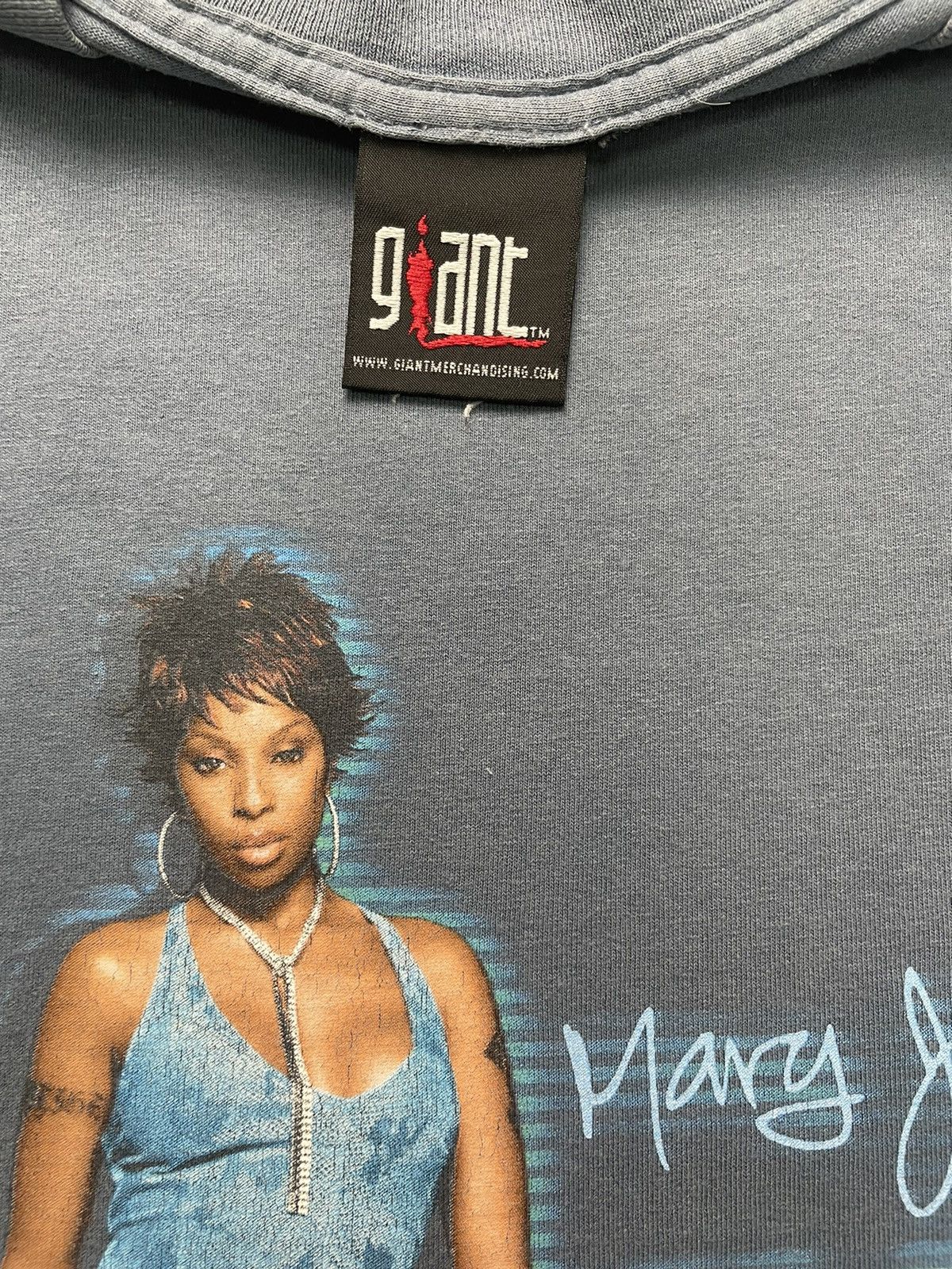 Band Tees × Rap Tees × Vintage Vintage Mary J Blige No More Drama Tour 2001 Shirt Size US XL / EU 56 / 4 - 5 Thumbnail