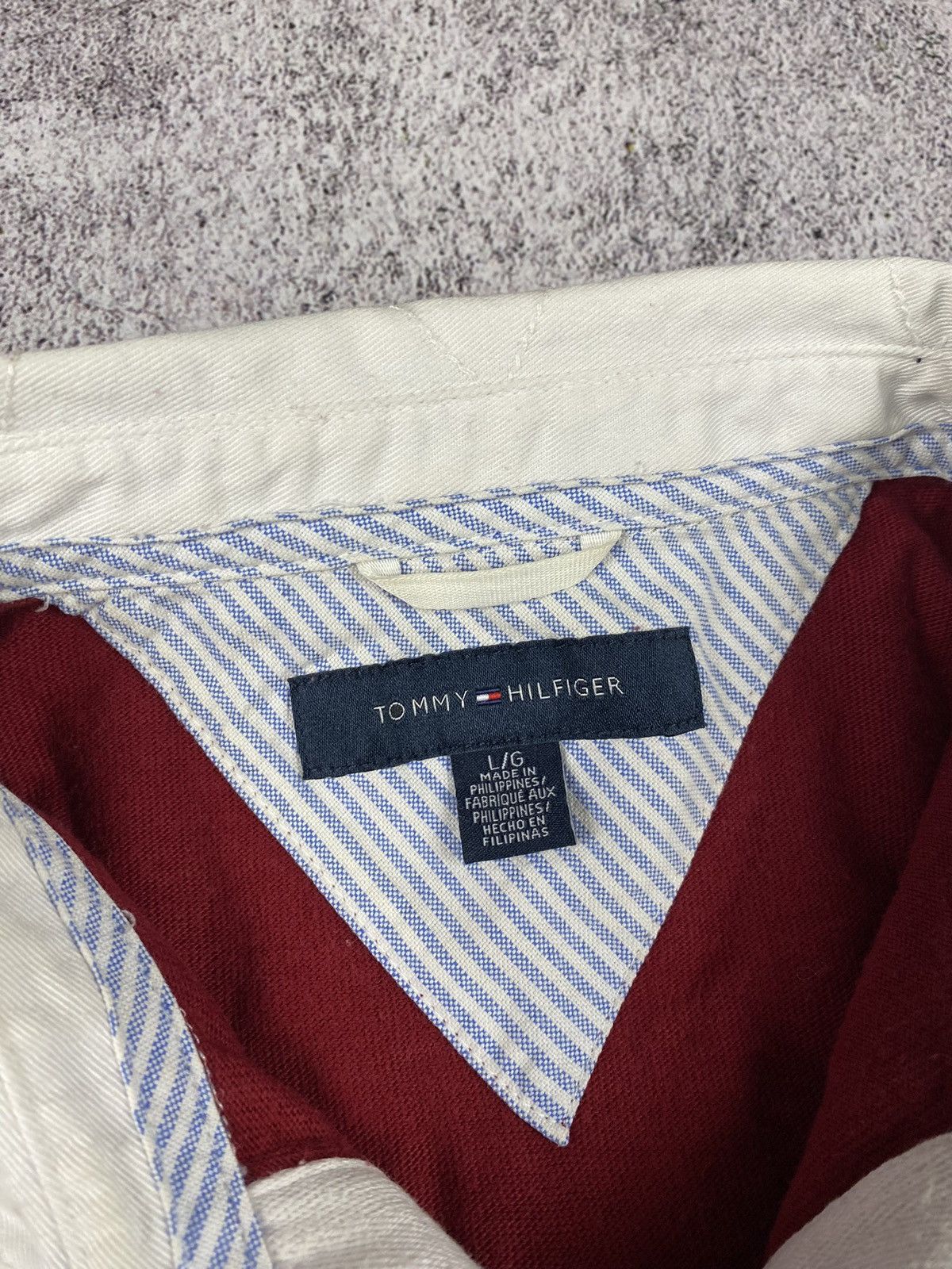 Other Vintage Tommy Hilfiger Rugby polo shirt Size US L / EU 52-54 / 3 - 5 Thumbnail