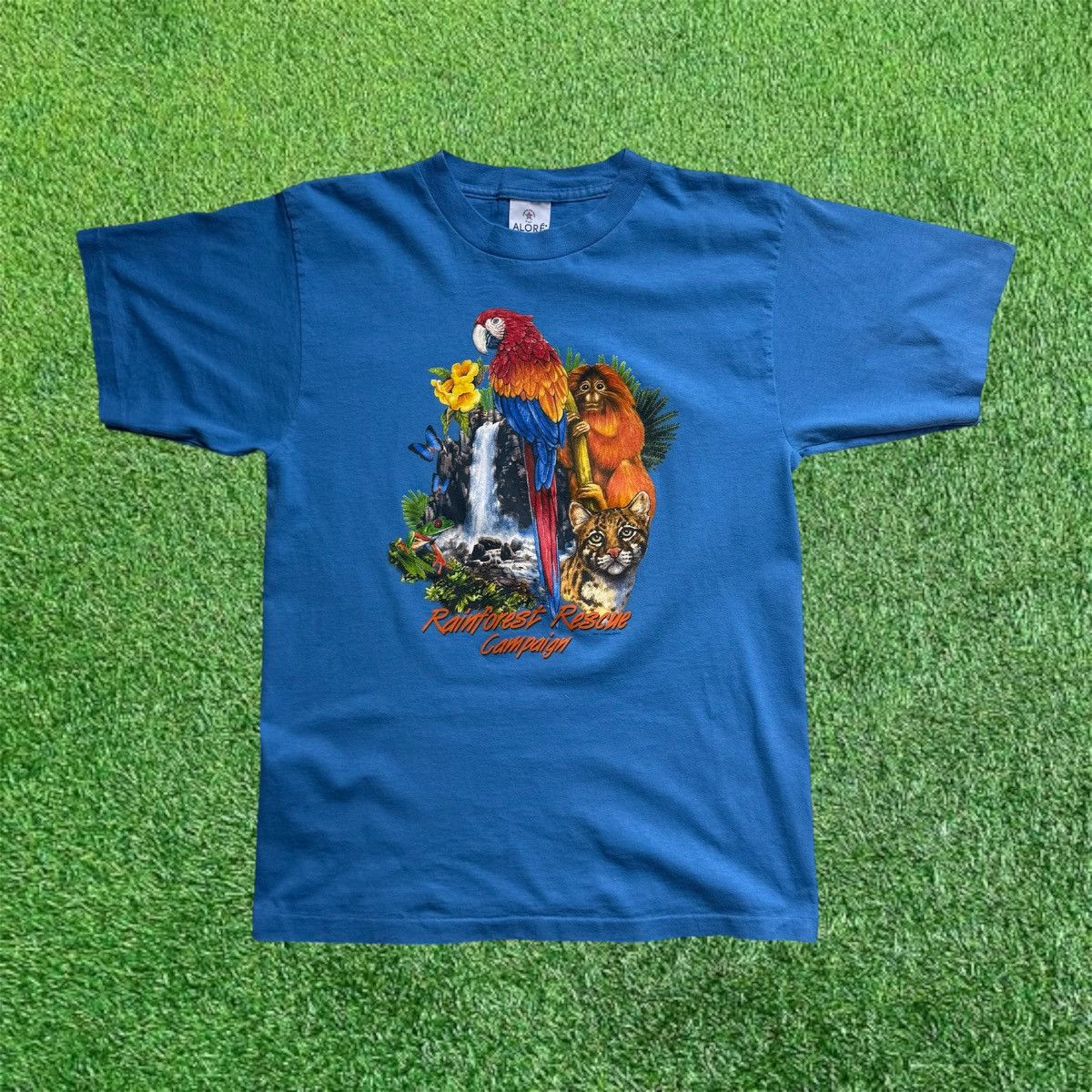 Rainforest × Vintage Vintage Y2K Rainforest Rescue Campaign Tee Size US M / EU 48-50 / 2 - 1 Thumbnail