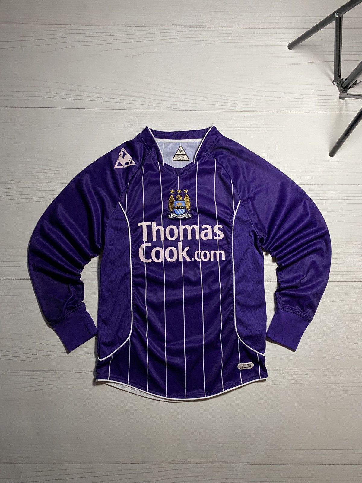 Le Coq Sportif Le Coq Sportif Manchester City 2007/08 away longsleeve Size US XS / EU 42 / 0 - 1 Thumbnail