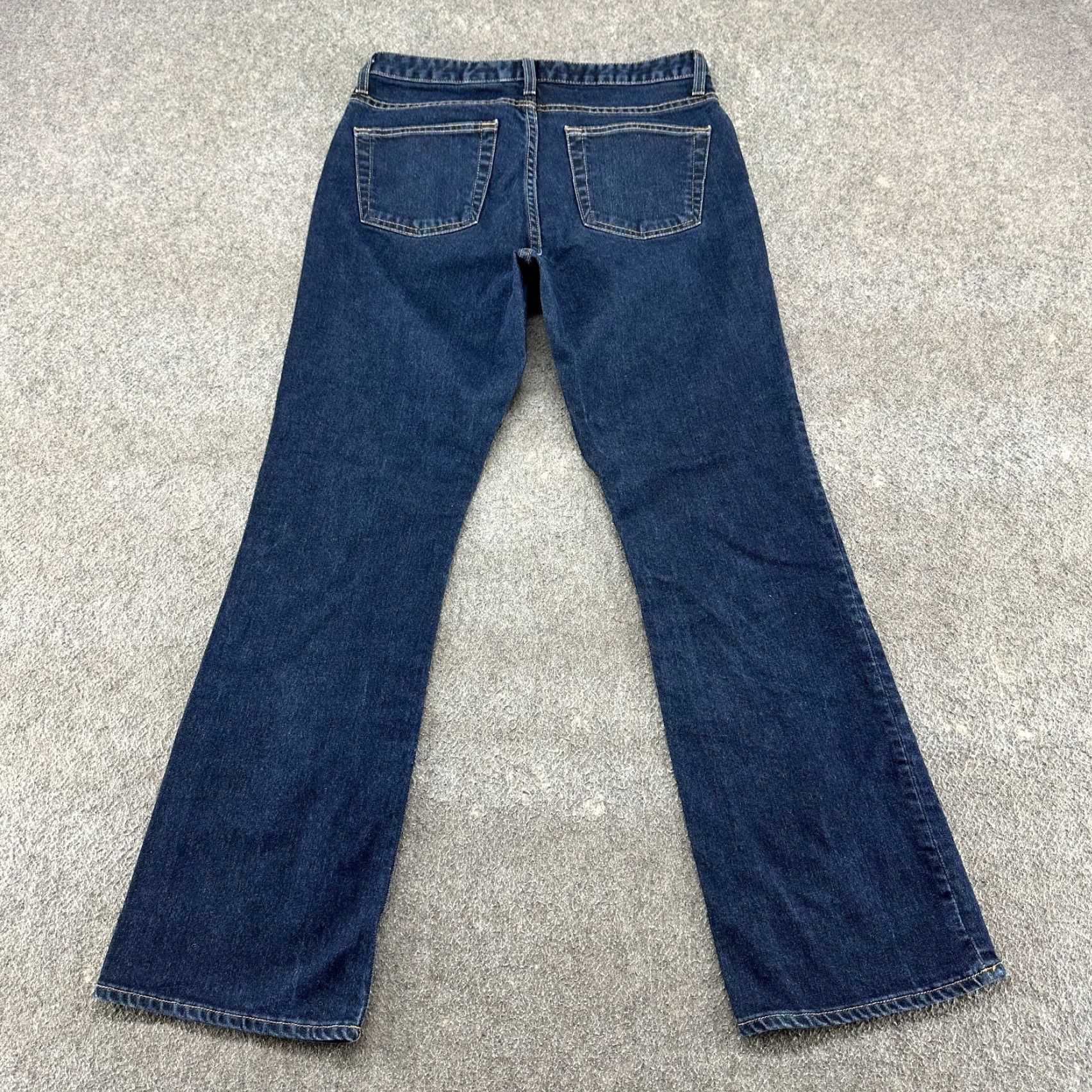 Gap VINTAGE Gap Jeans Womens 10 Blue Bootcut Denim 5-Pocket Slim Stretch Dark Wash Cotton Y2K 90s Cowboys USA Gap 1969 Mens Womens Girls Size 32" / US 10 / IT 46 - 4 Thumbnail