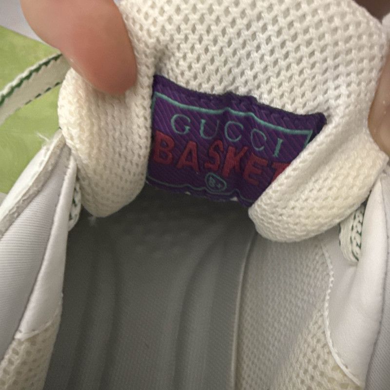 Gucci Gucci Basket Low Top Lace-Up Sneakers - Size US 9.5 / EU 42-43 - 2 Thumbnail