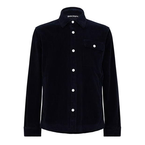 image of Palm Angels O1G2R1Mq0524 Shirts In Blue & White in Blue/White, Men's (Size Medium)