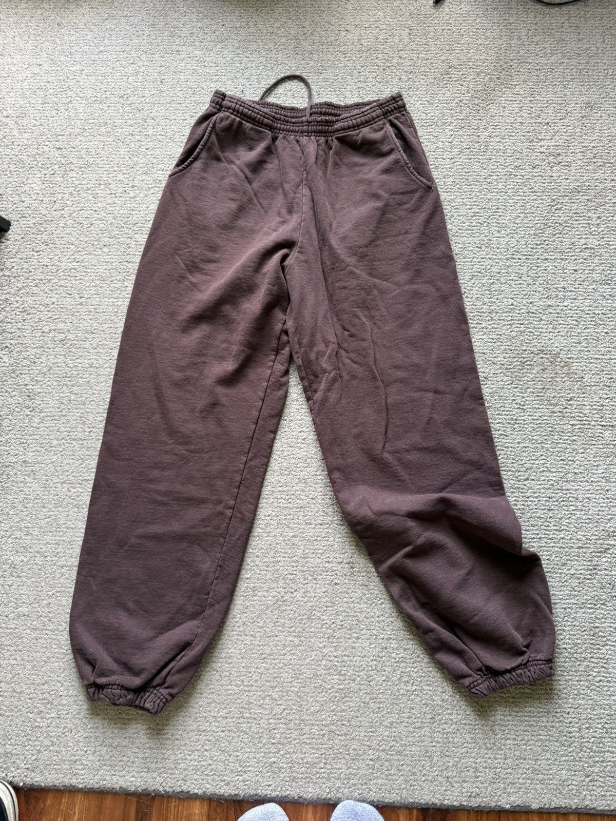 Los Angeles Apparel Dark Brown Sweatpants Size US 30 / EU 46 - 1 Thumbnail