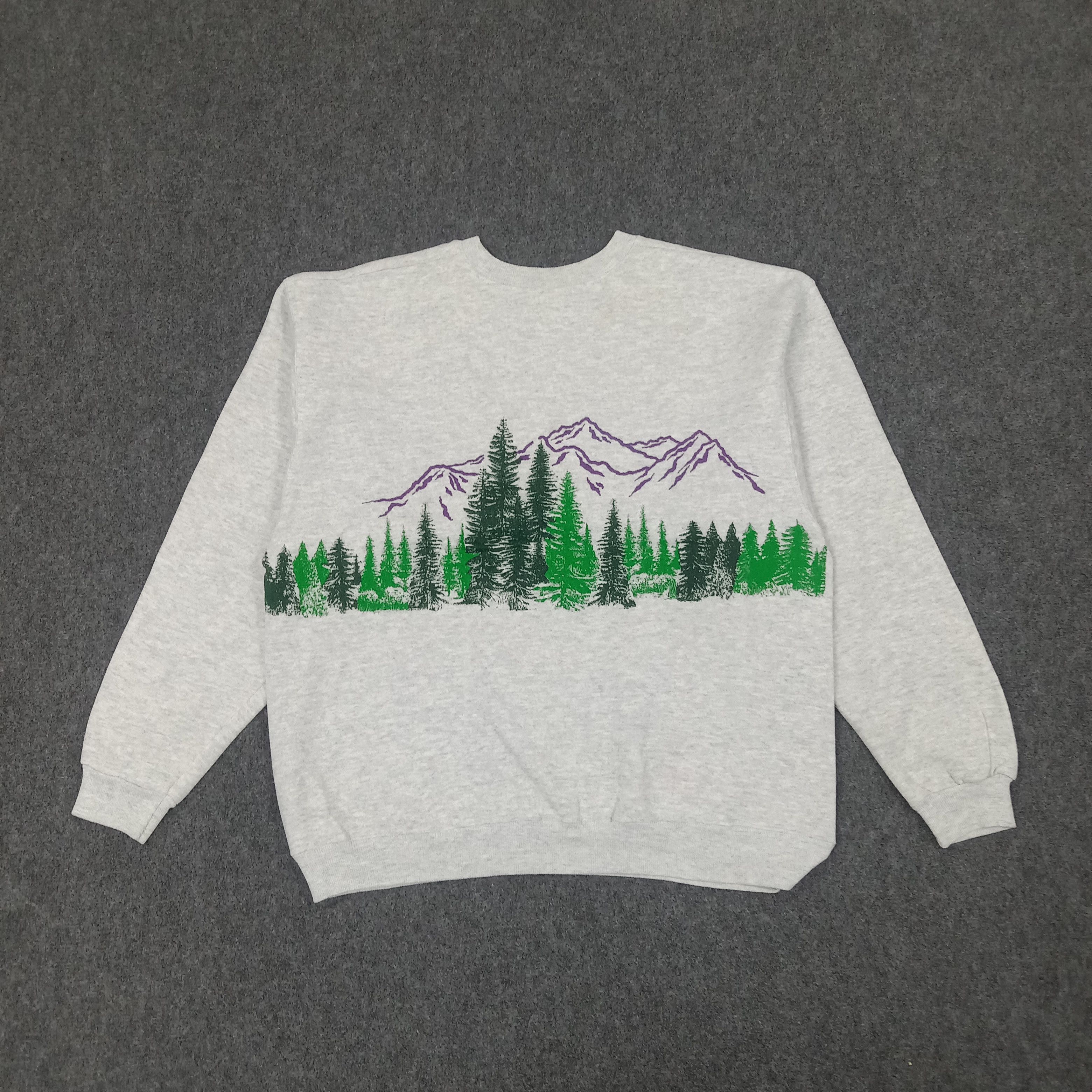 Hanes Lake Tahoe American Outdoor Style Sweatshirt C236N7 Size US XL / EU 56 / 4 - 4 Thumbnail