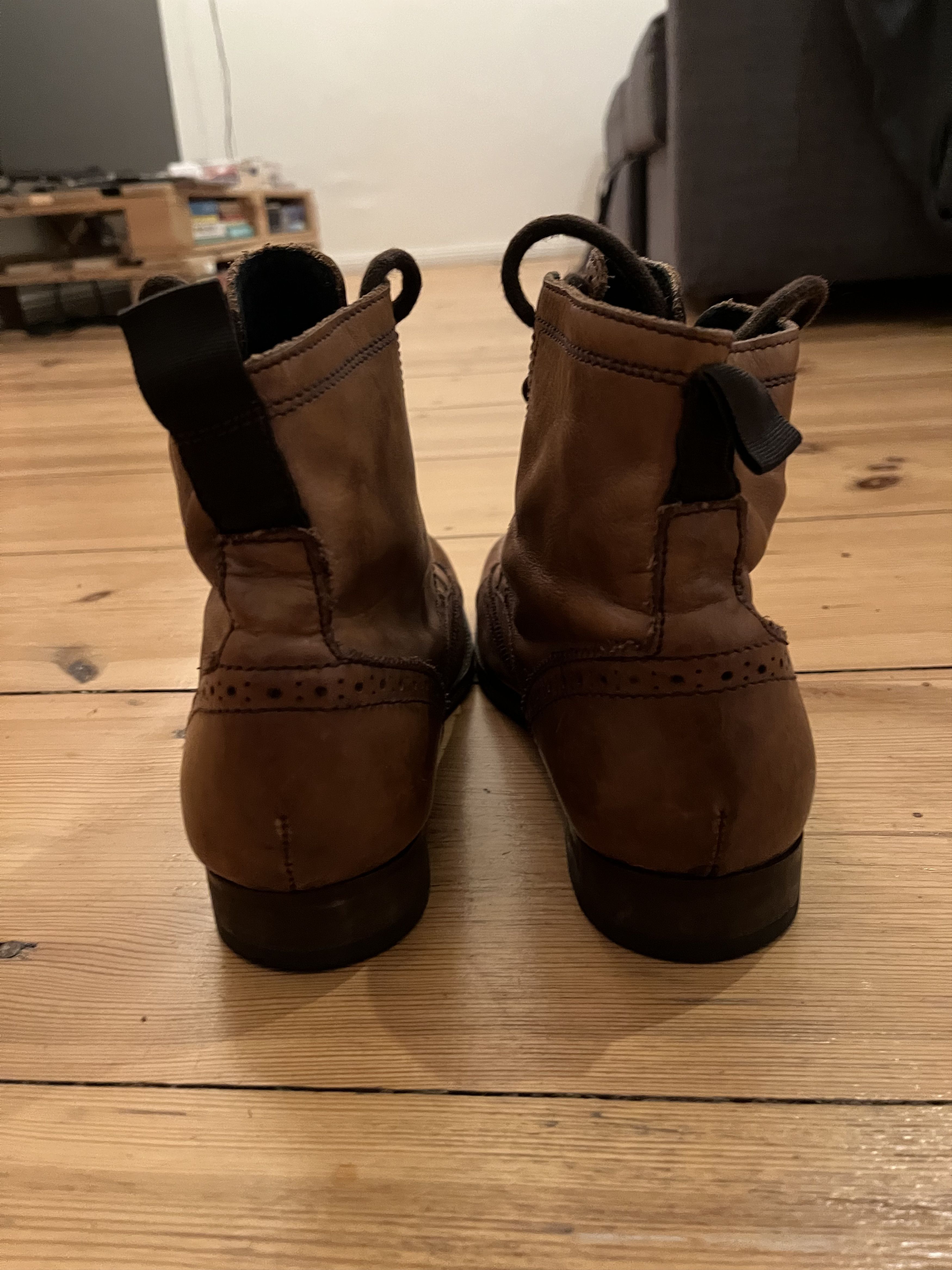 Hudson Hudson Lederstiefel, Stiefelette, Boots. Gr. 42 Size US 9 / EU 42 - 4 Thumbnail