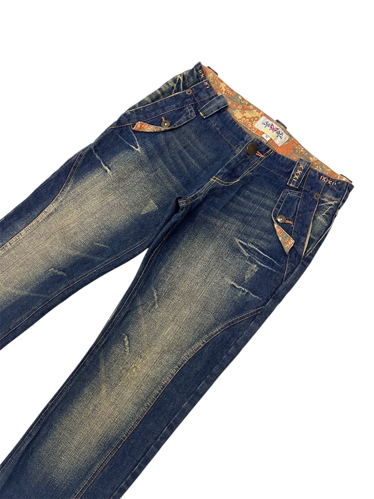 Japanese Brand × Vintage Vintage Japanese Denim Mud Wash Jeans Size US 32 / EU 48 - 6 Thumbnail