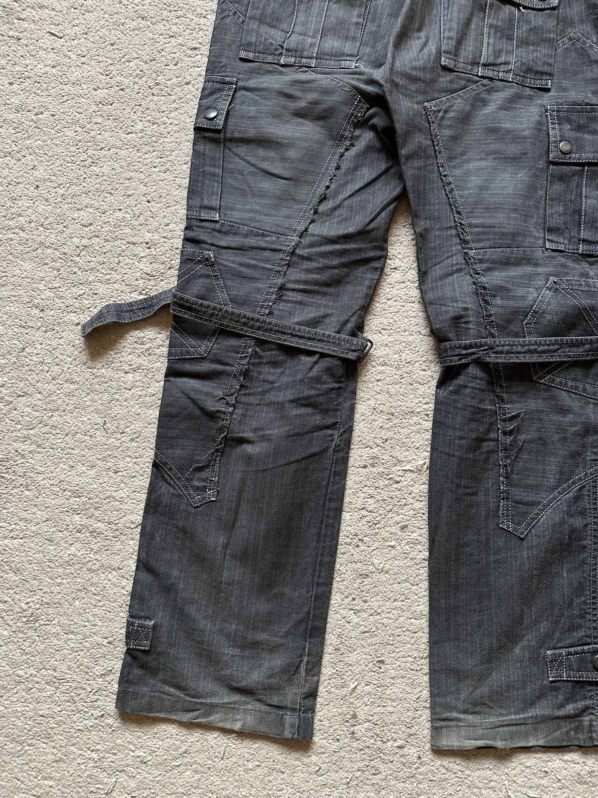 Kiminori Morishita 2000s Halb Waist Knee cargo Pant Size US 32 / EU 48 - 12 Thumbnail