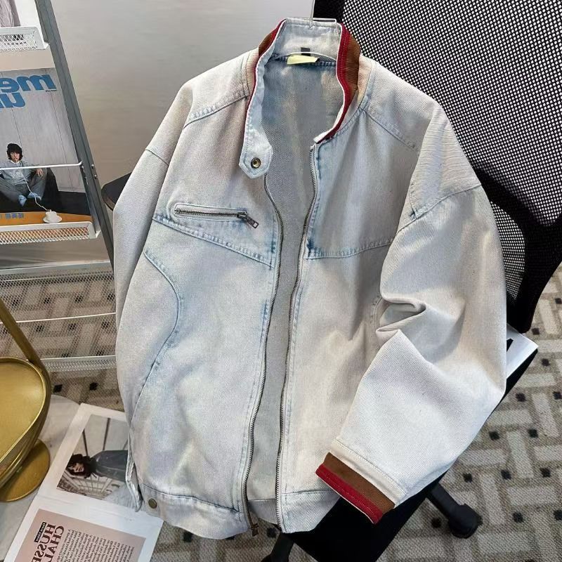 Vintage Vintage Washed Denim Jacket Size US M / EU 48-50 / 2 - 1 Thumbnail