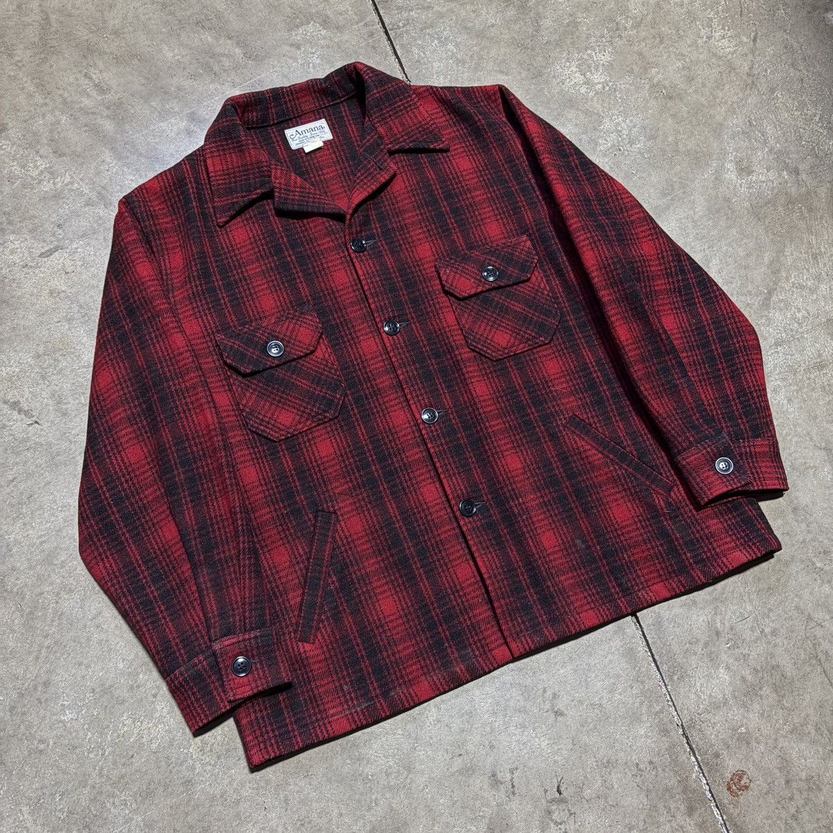 Woolrich Woolen Mills Vintage 60s Amana Woolen Mills Buffalo Plaid Jacket Shacket Size US XL / EU 56 / 4 - 6 Thumbnail